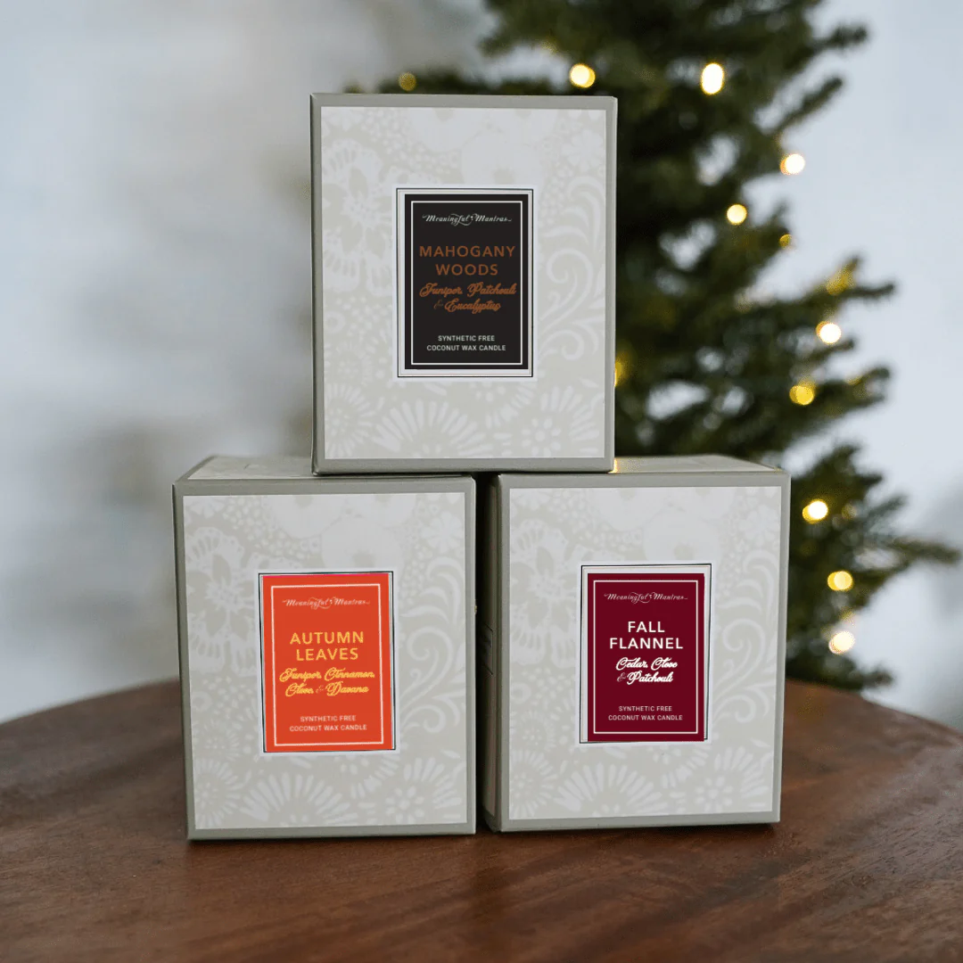 Mahogany Woods Natural Candle 8oz Kaia Collection - Image 4