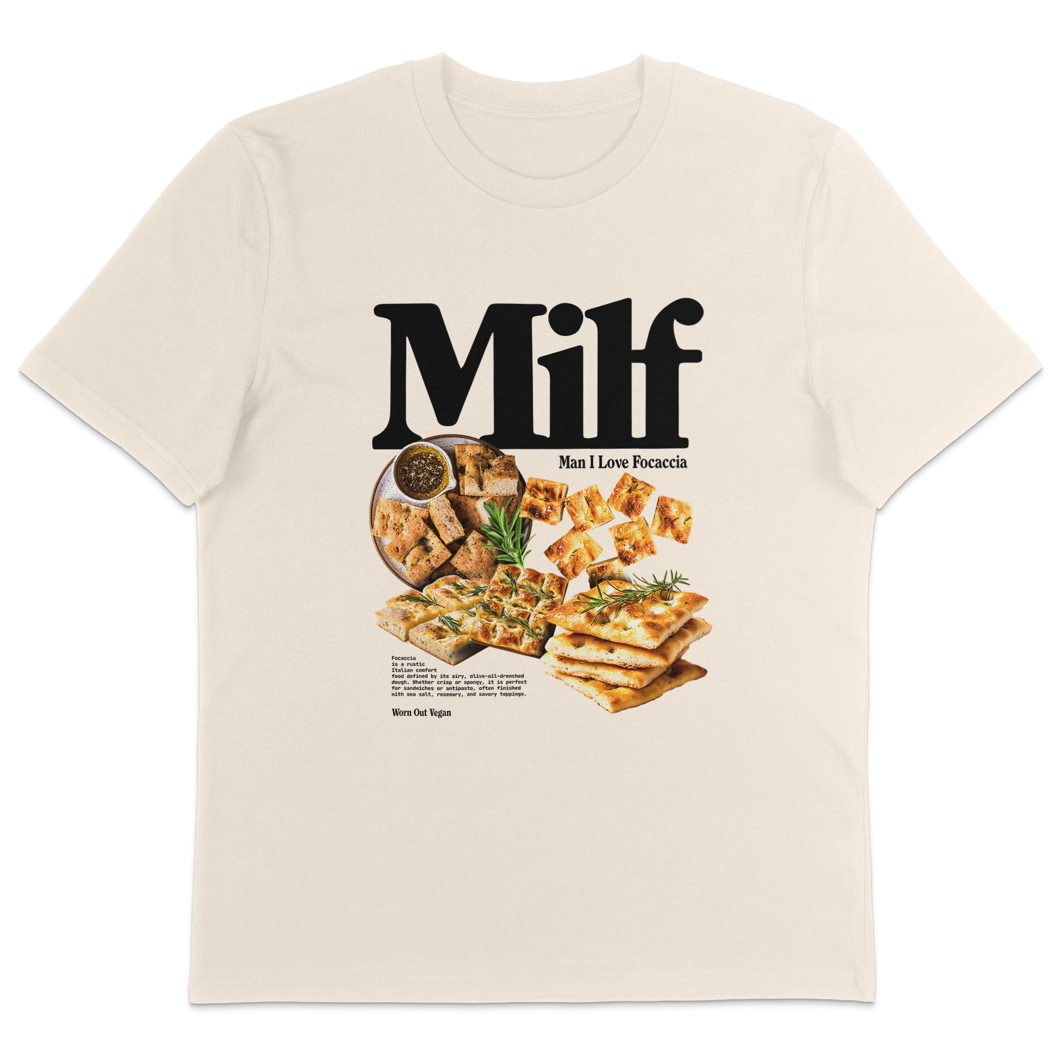 Man I Love Focaccia T-Shirt - Image 2