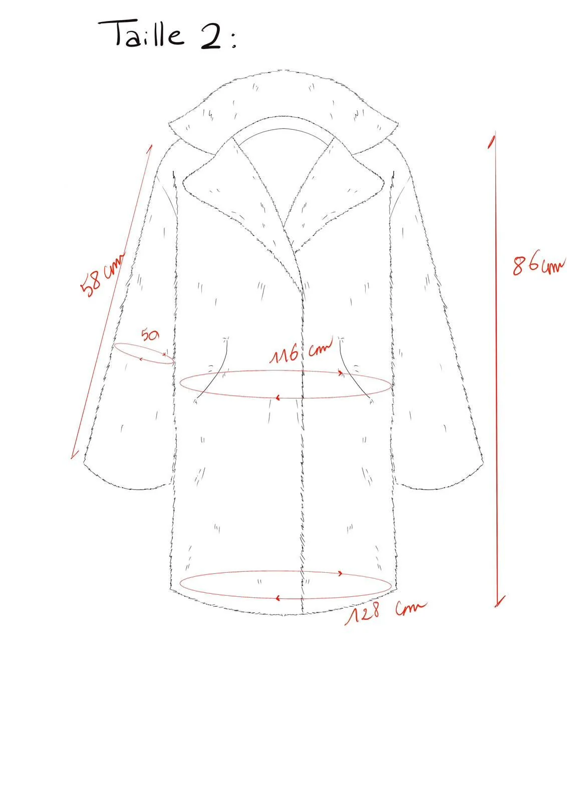 Manteau en Fourrure Vegan Babylone Chocolat - Image 8