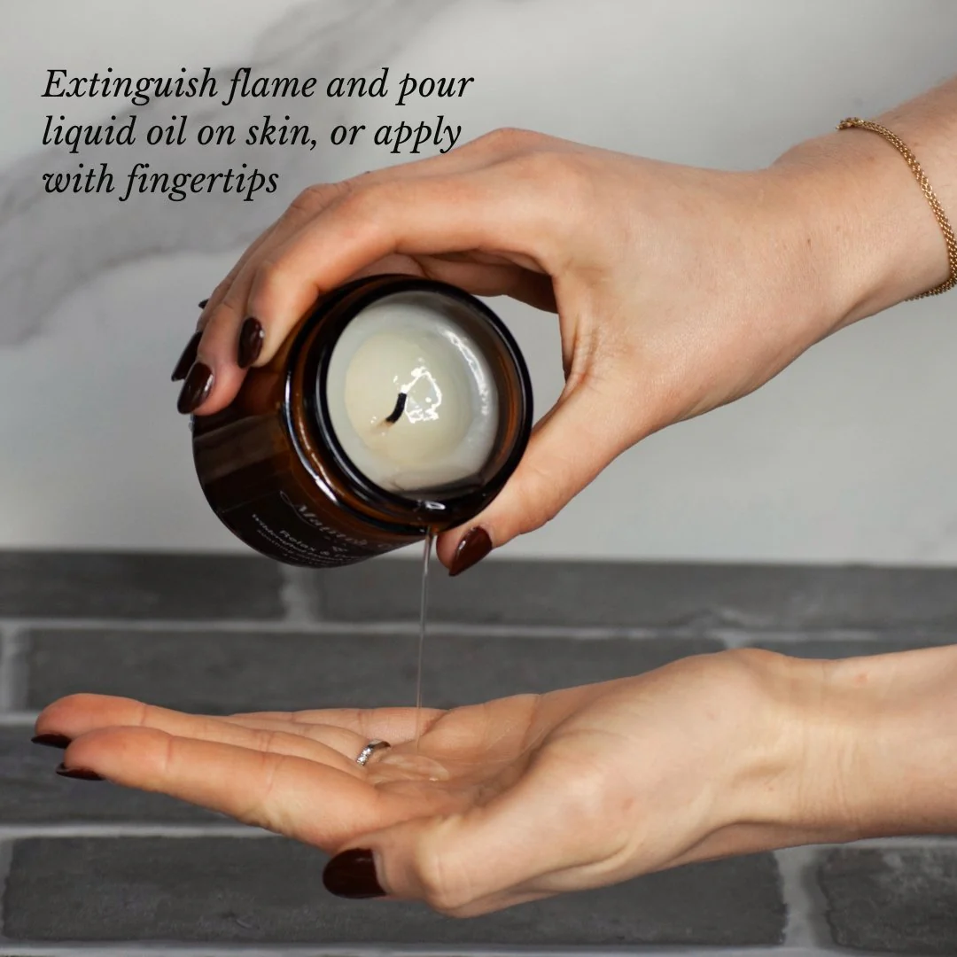 Mantra Glow Beauty Massage Candle Duo - Image 3