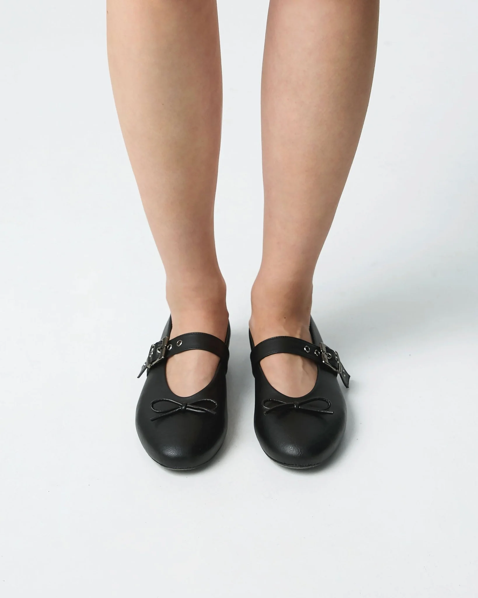 Mara Pumps black ballerinas with a bow - Image 11