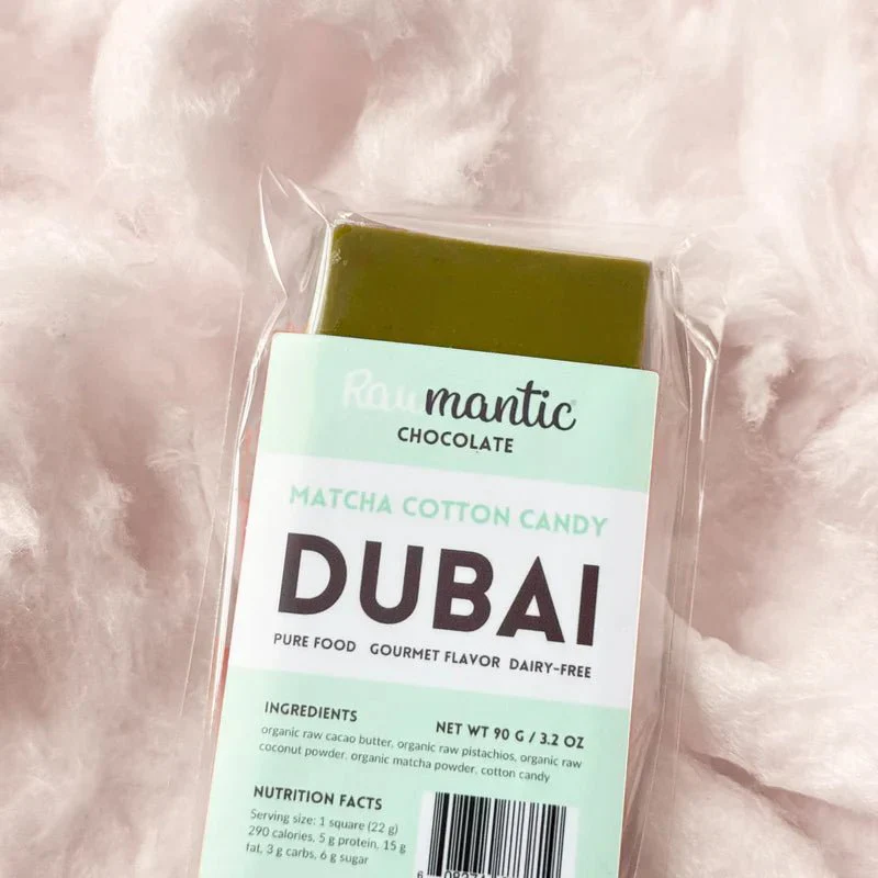 Matcha Cotton Candy Angel Hair Dubai Chocolate bar.90g - Image 5