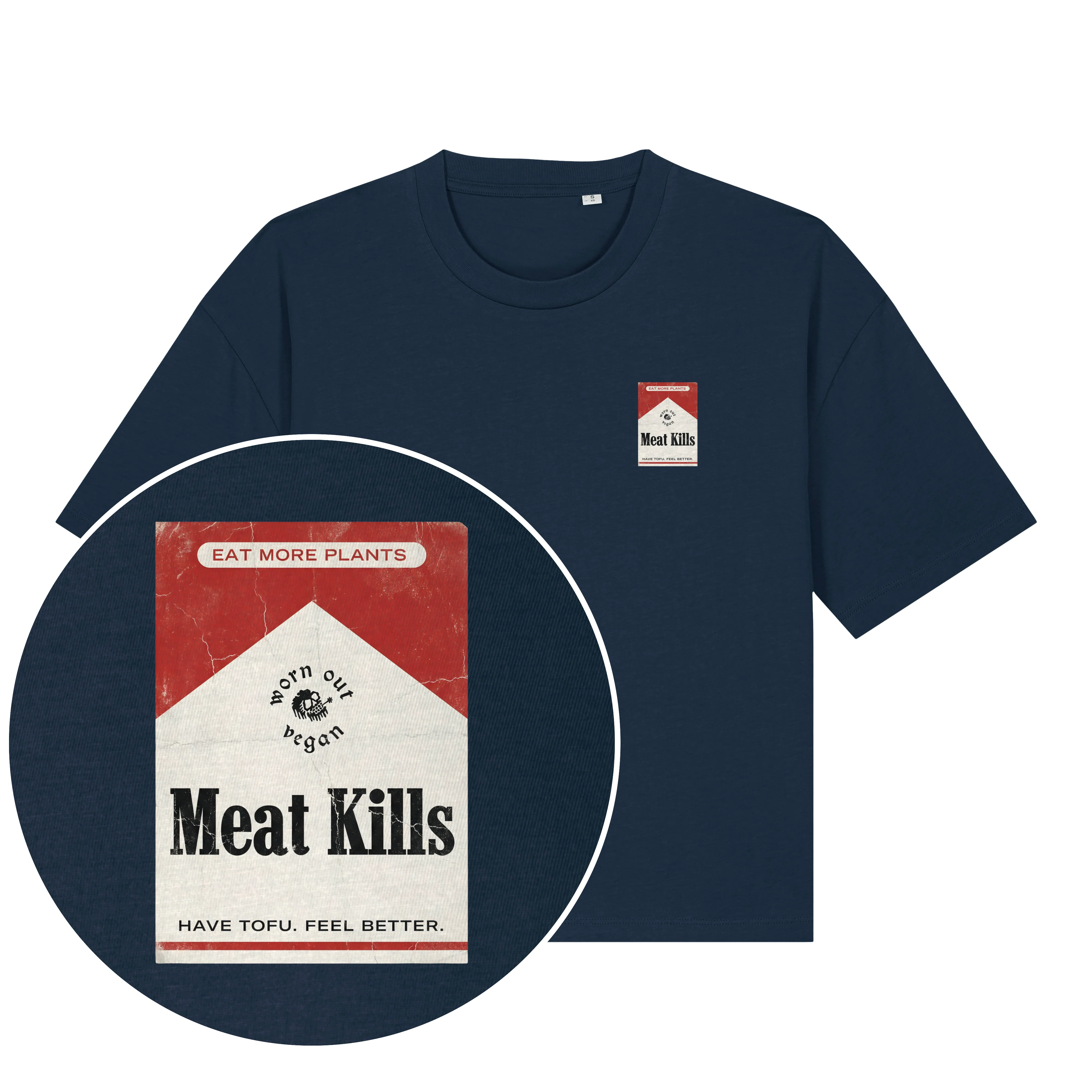 Meat Kills Women's Boxy T-Shirt - Image 2