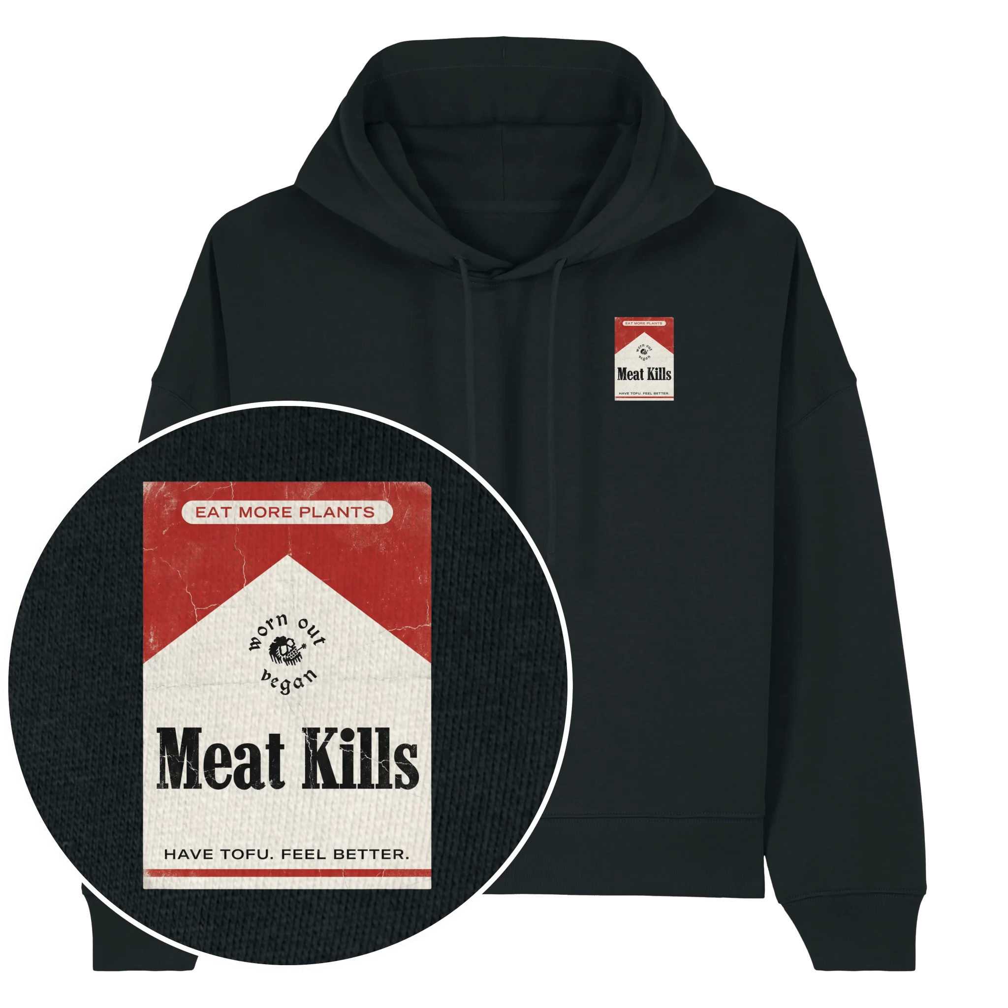 Meat Kills Women's Hoodie