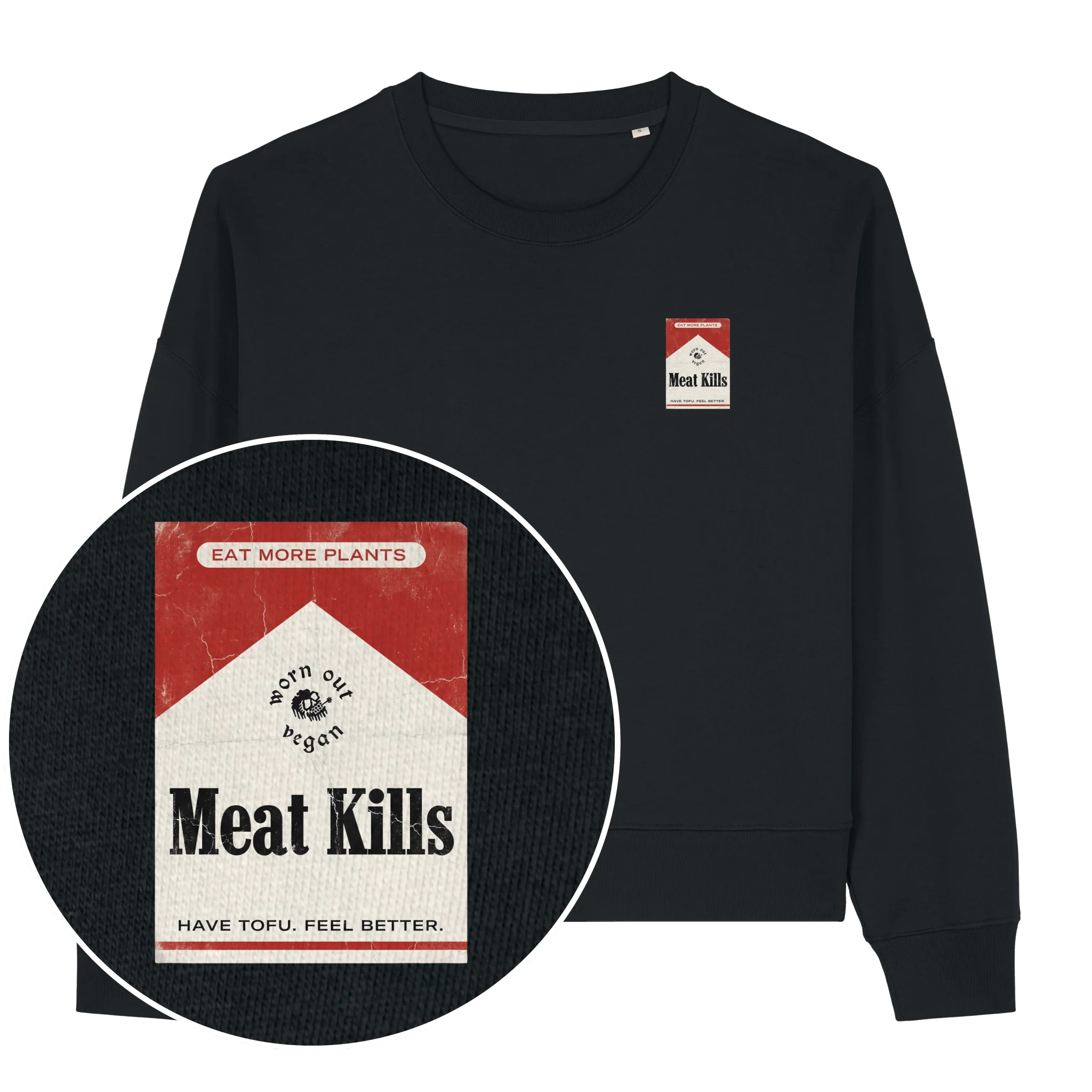Meat Kills Women's Sweatshirt