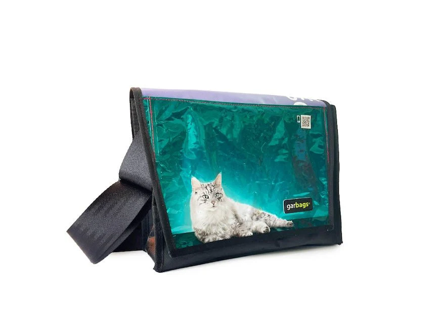 messenger bag M cat food package bright blue - Image 2