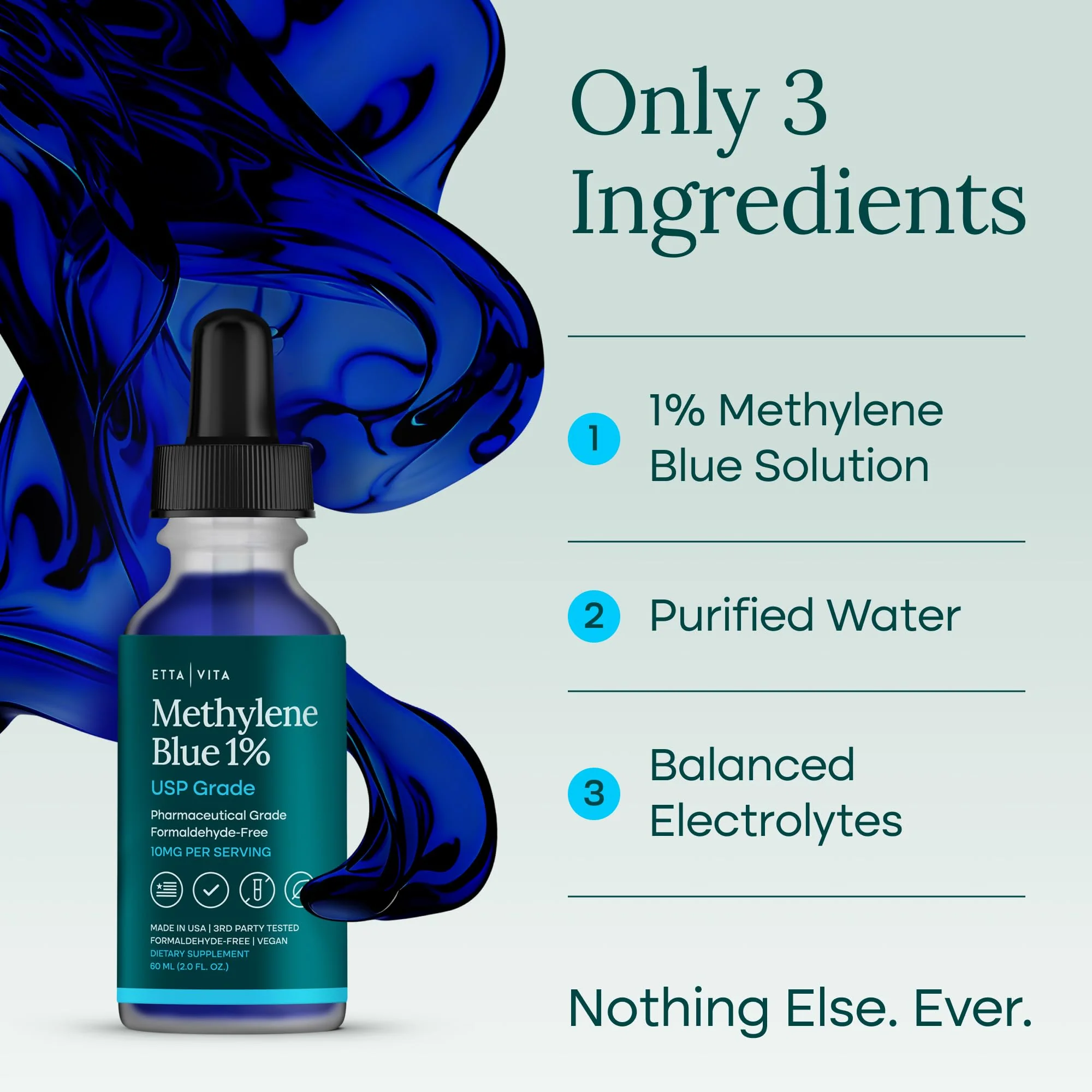Methylene Blue Drops - USP Pharma Grade - Made In USA - Image 2