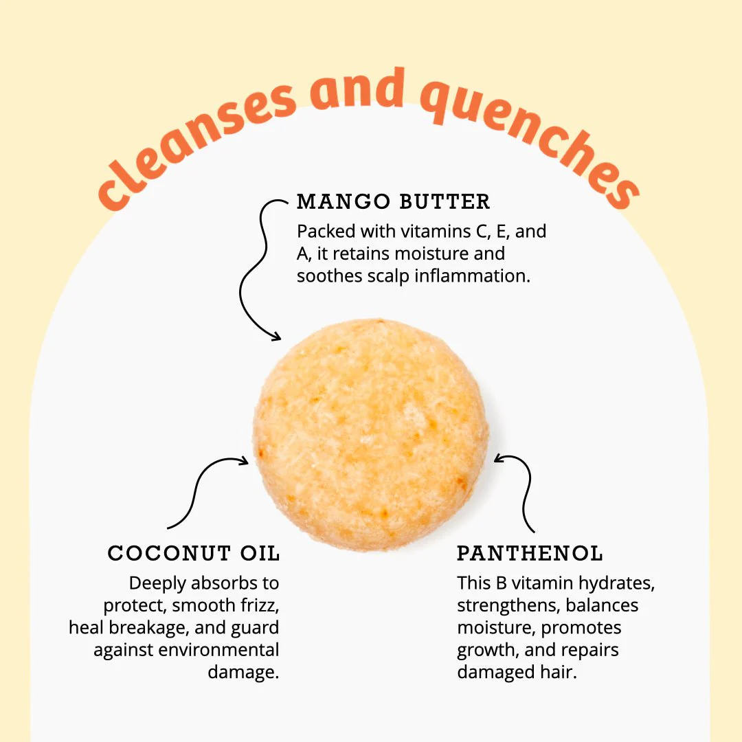 Mighty Mango Moisturizing Shampoo Bar - Image 6