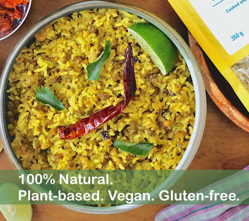 Sprouted Mung Khichari: Mild Ginger & Turmeric | 27g Plant Protein | 3 Servings - Image 4