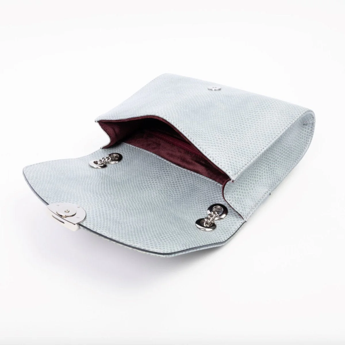 Mini Paname Lizard Uppeal™ Blue Grey Bag - Image 7