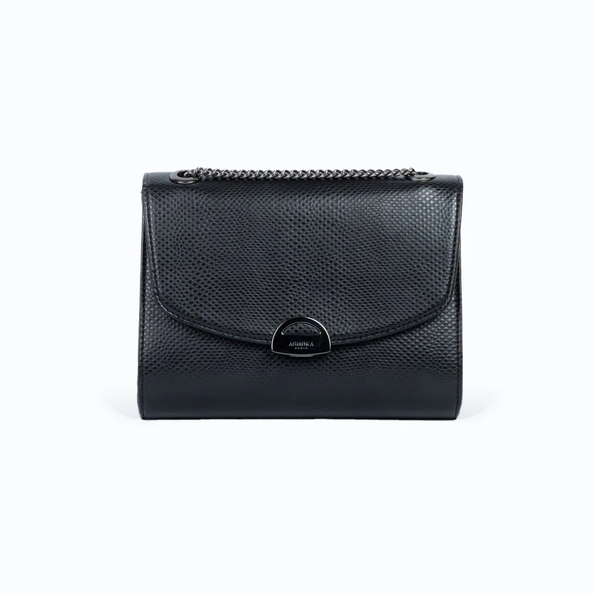 Mini Paname Lizard Uppeal™ Black Bag