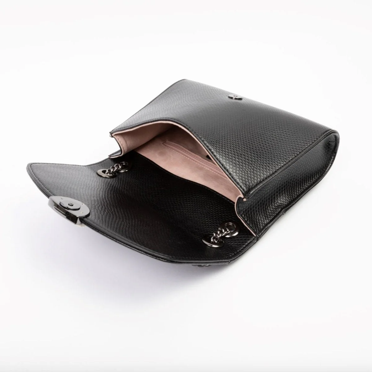 Mini Paname Lizard Uppeal™ Black Bag - Image 7