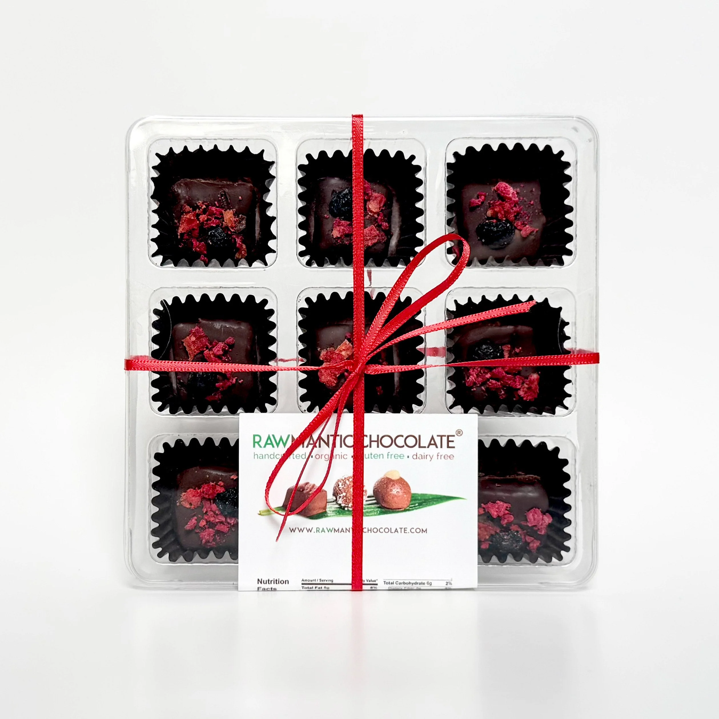 Mixed Berry Chocolate Truffles. Box of 12 truffles - Image 4