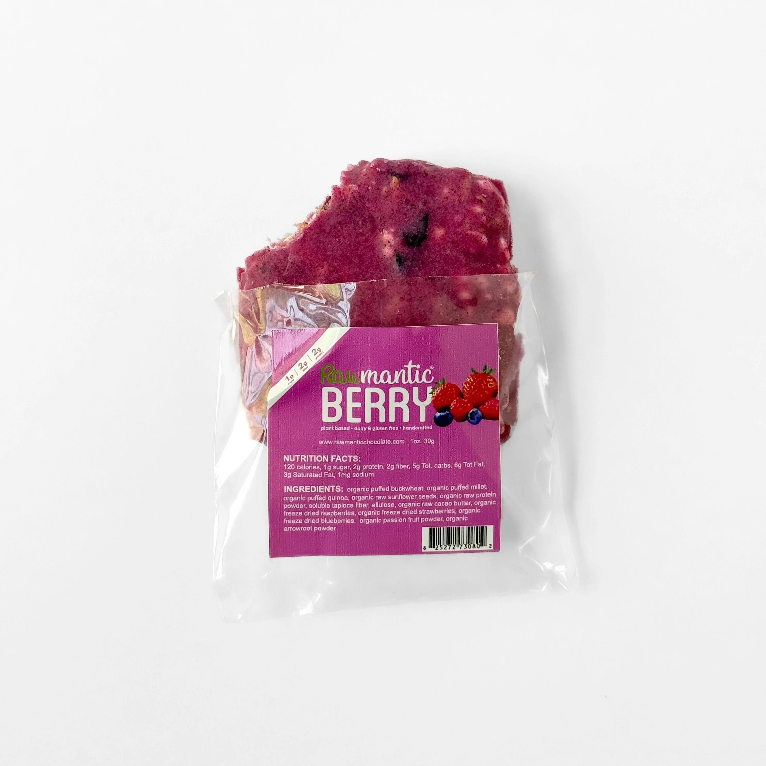 Mixed Berry Mini Vegan Protein Bar, Nut-Free. Pack of 20 - Image 3