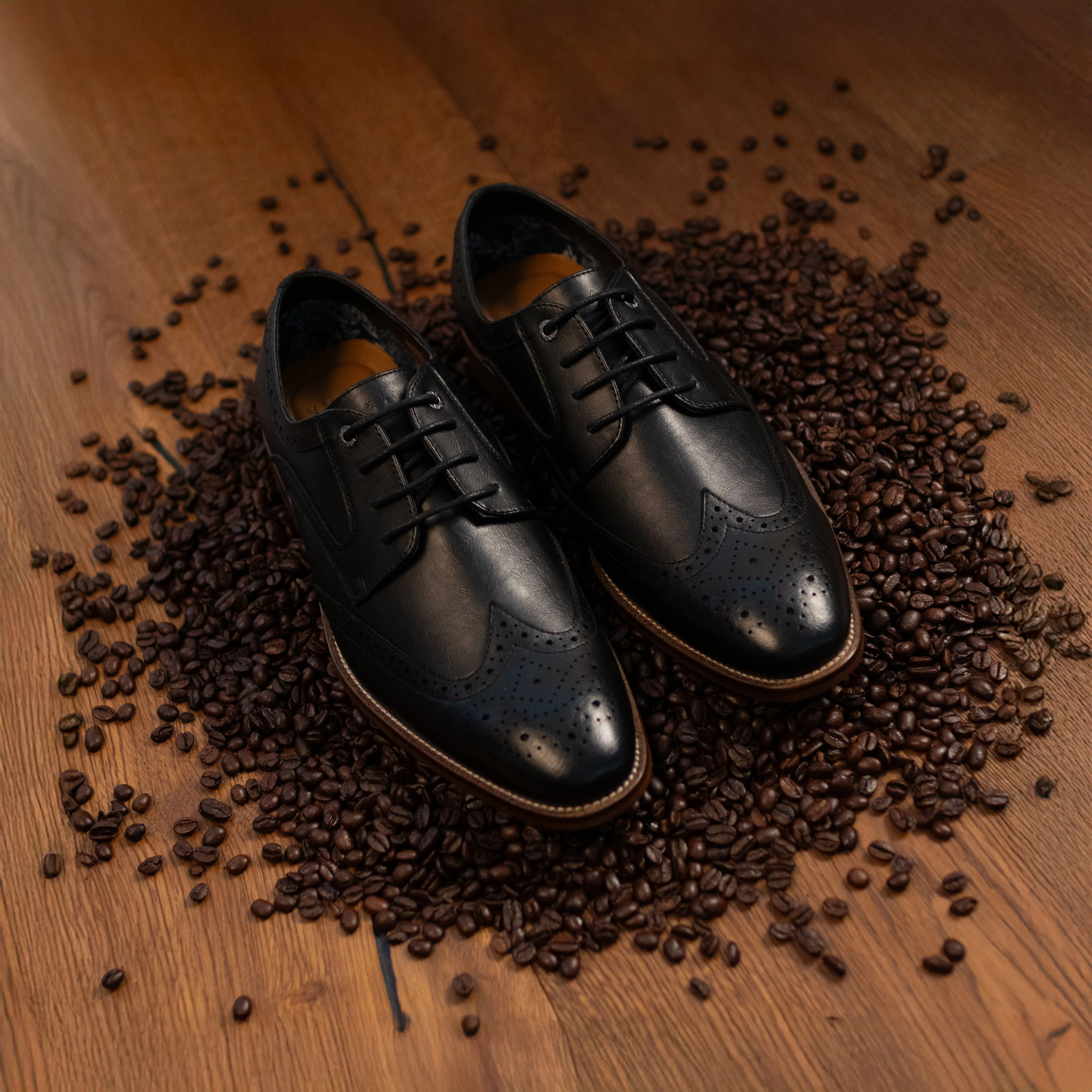 Mocha Brogue Shoes - Image 9