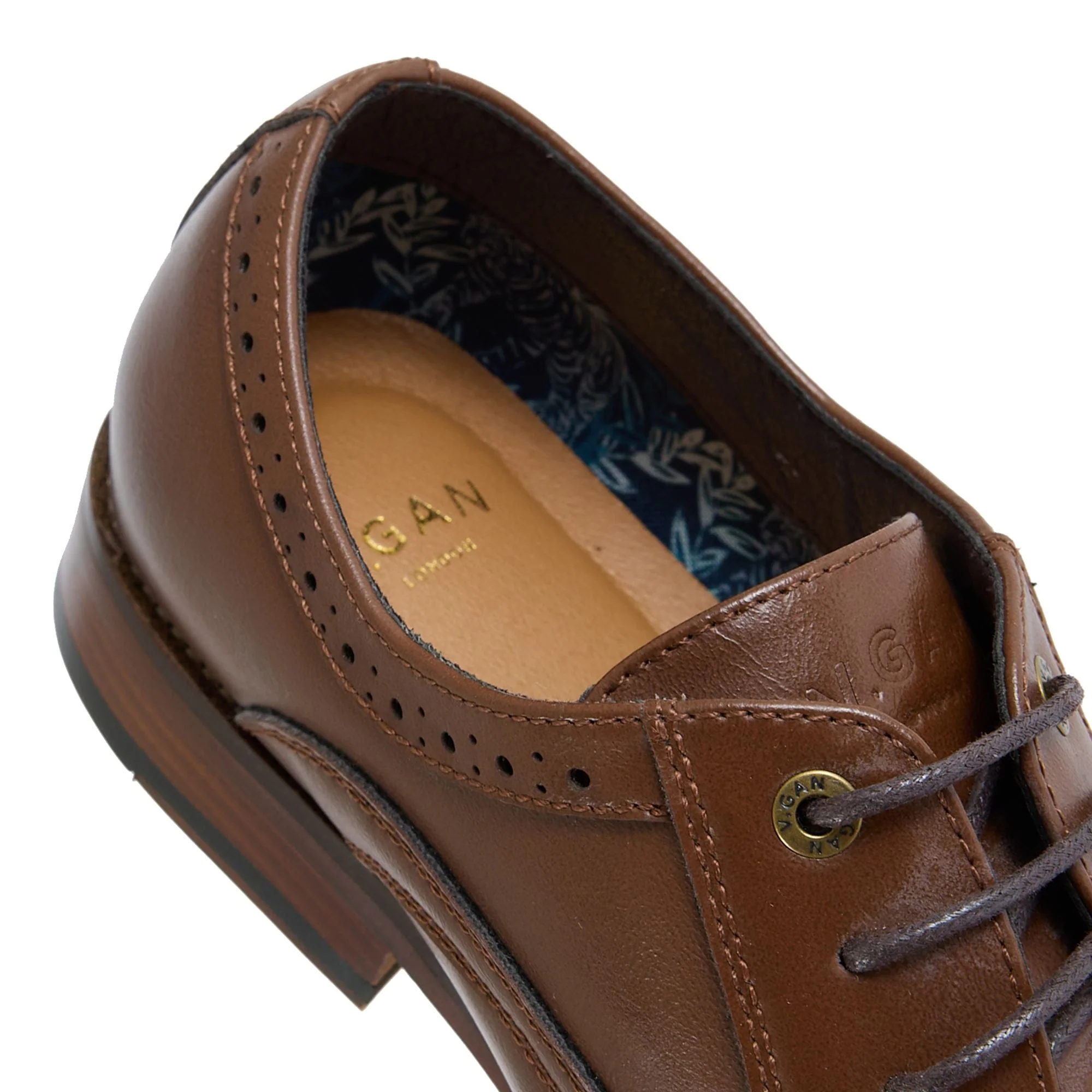 Mocha Brogue Shoes - Image 3