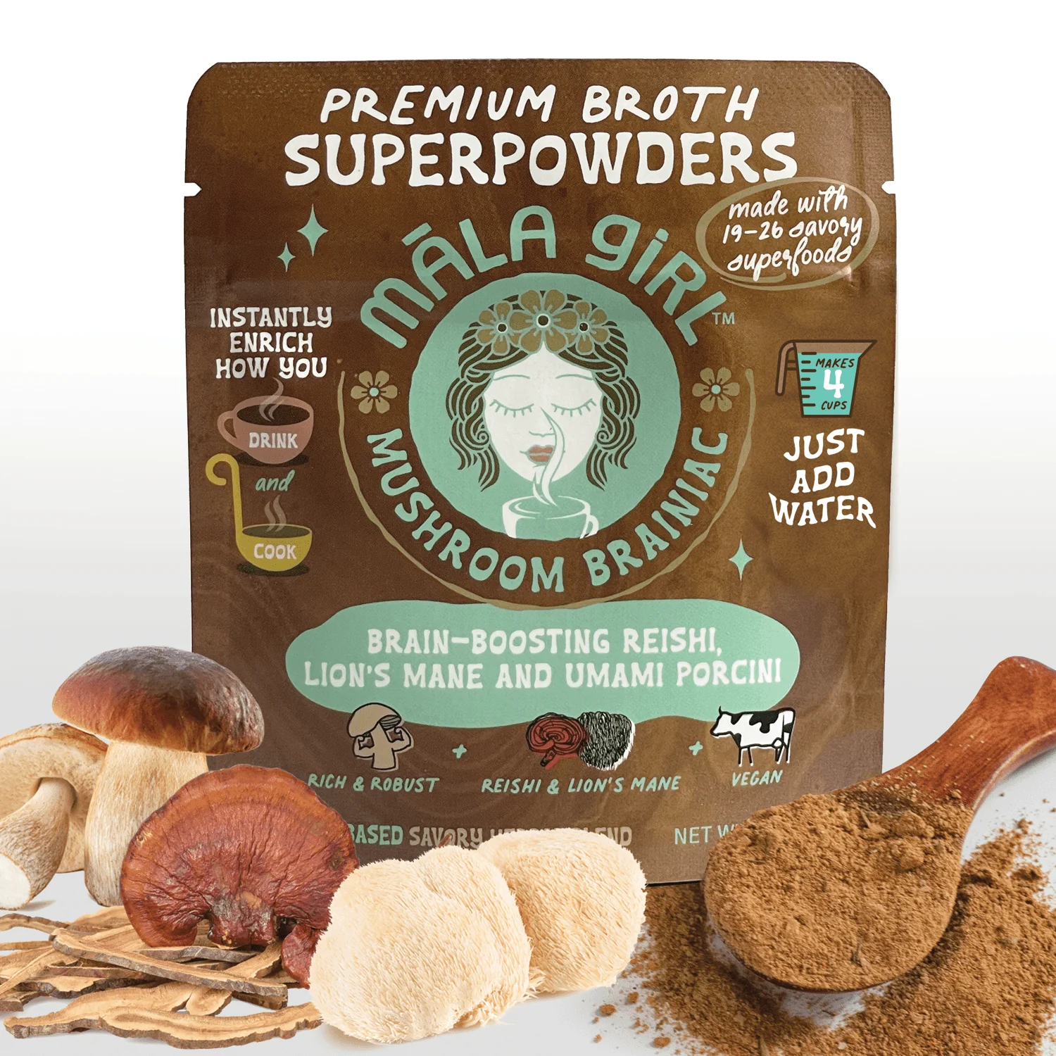Mushroom Brainiac Superfood Broth Powder - Image 13