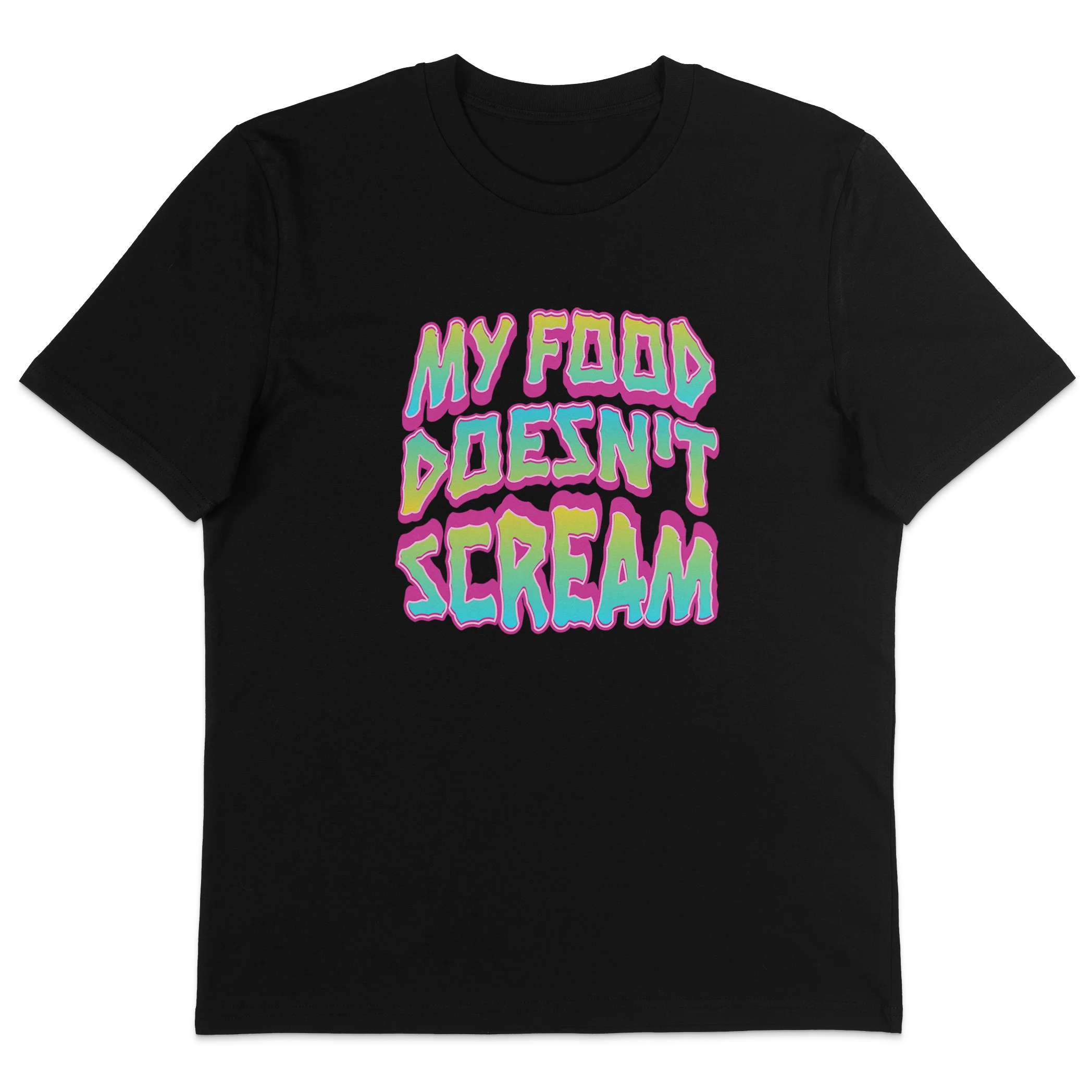 My Food Doesn't Scream T-Shirt - Image 4