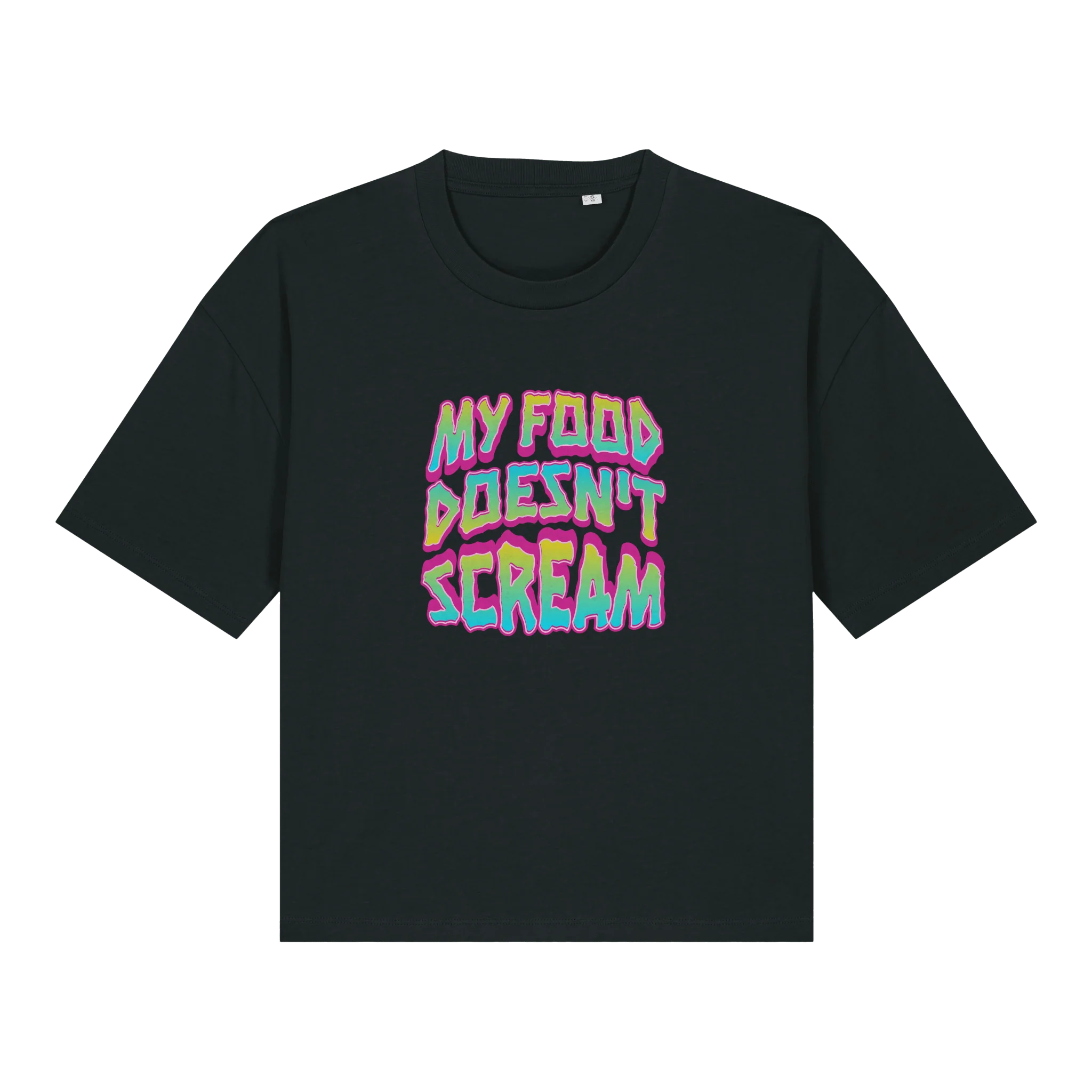 My Food Doesn't Scream Women's Boxy T-Shirt - Image 2