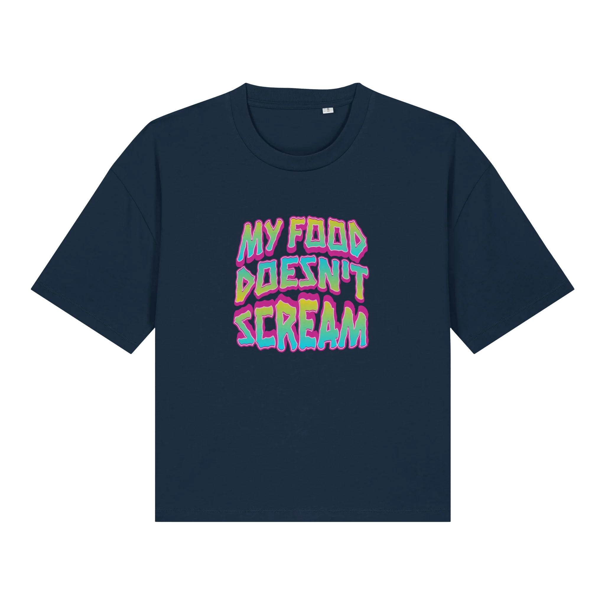 My Food Doesn't Scream Women's Boxy T-Shirt - Image 3