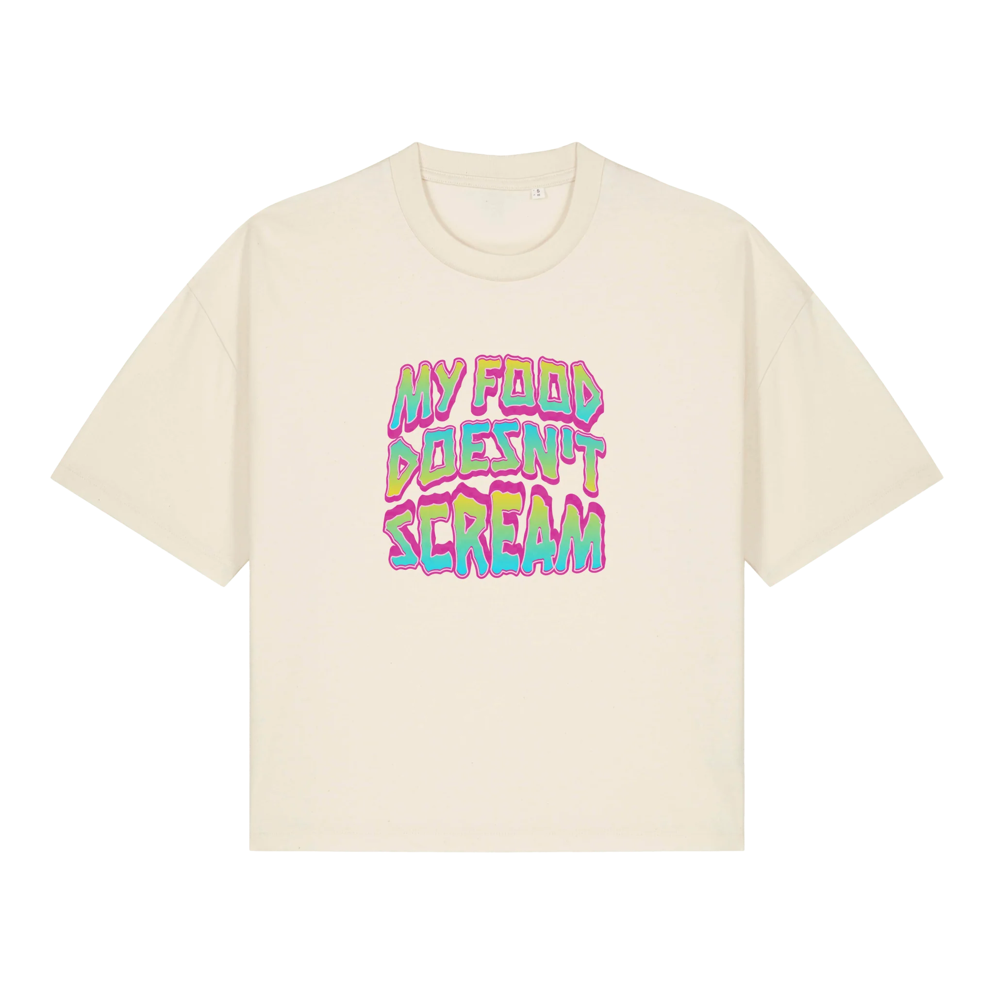 My Food Doesn't Scream Women's Boxy T-Shirt
