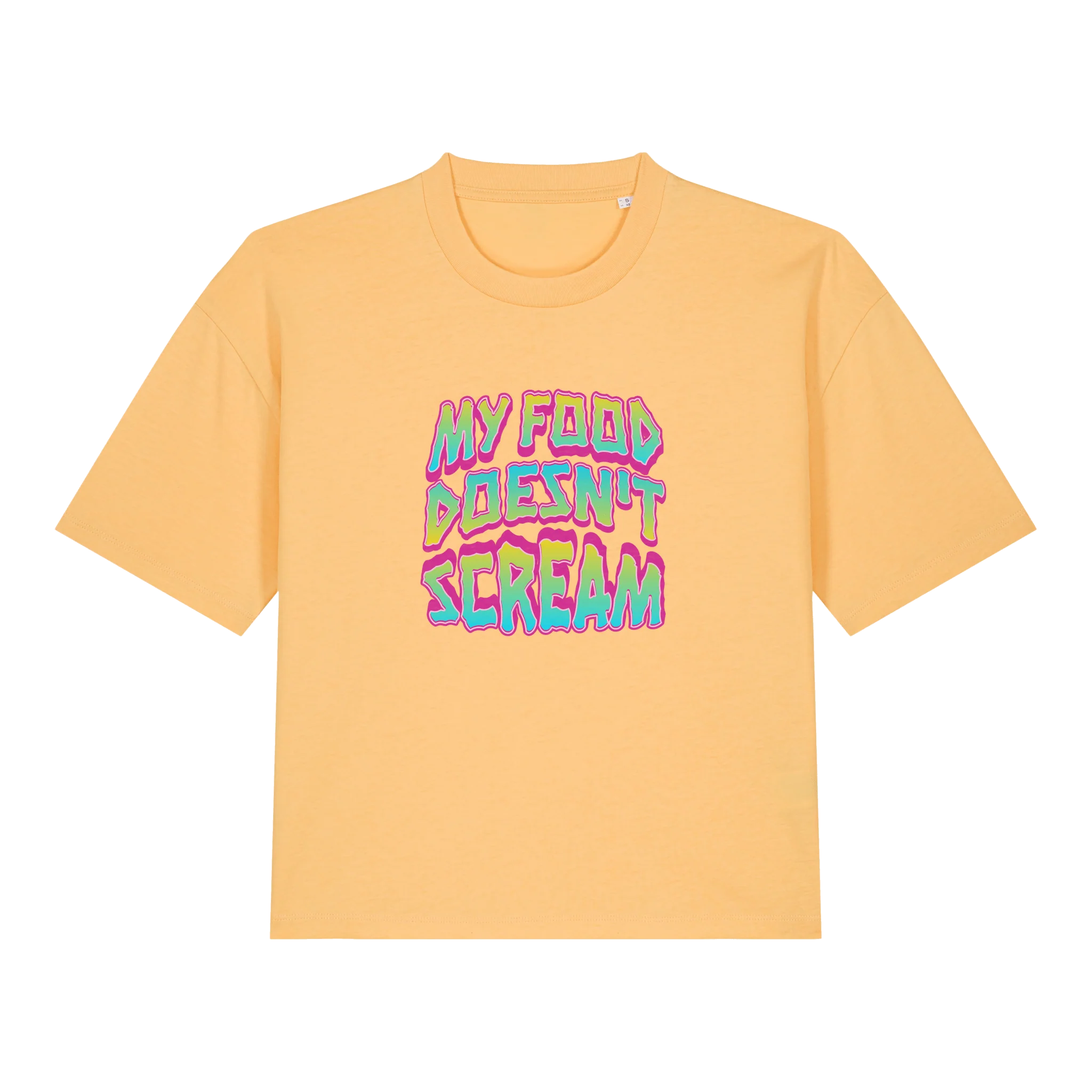 My Food Doesn't Scream Women's Boxy T-Shirt - Image 4