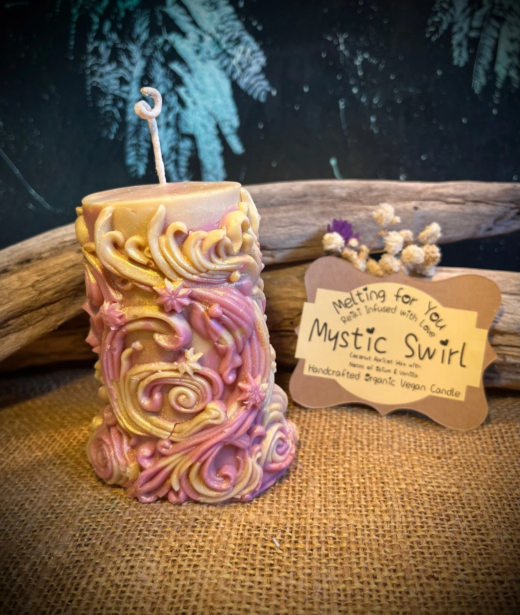 Mystic Swirl Organic Candle