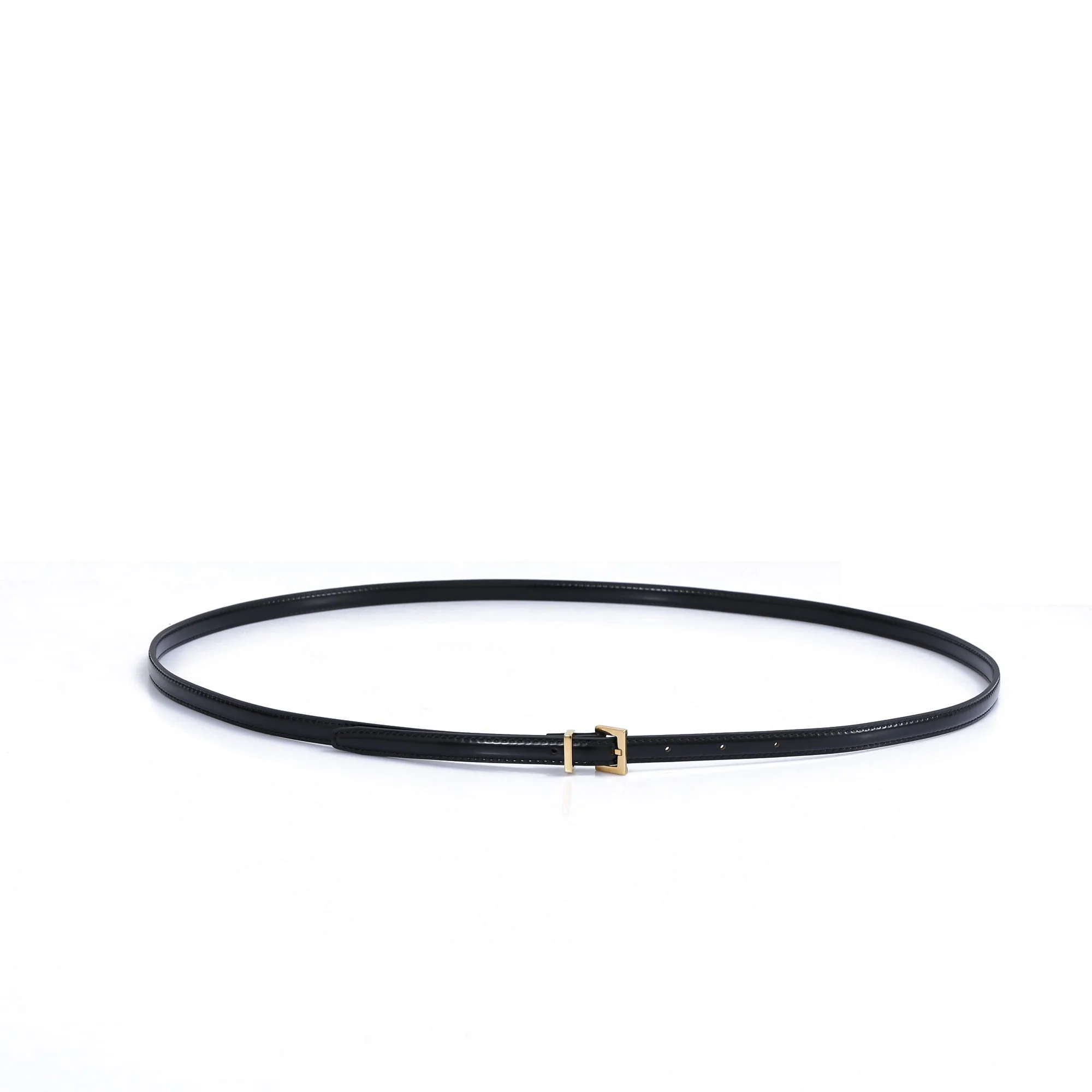 Skinny Belt - Gold Buckle - Image 5