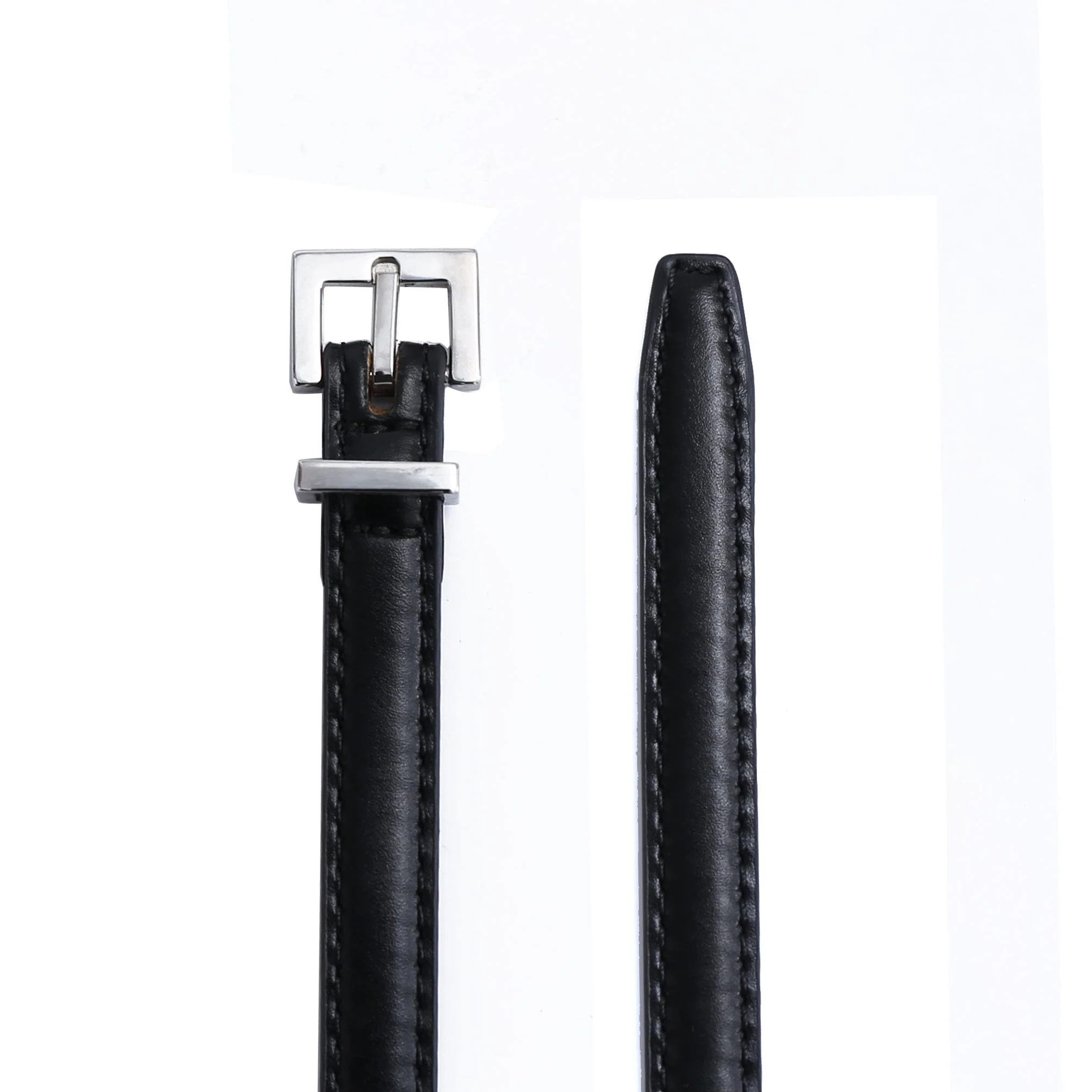 Skinny Belt - Silver Buckle - Image 2