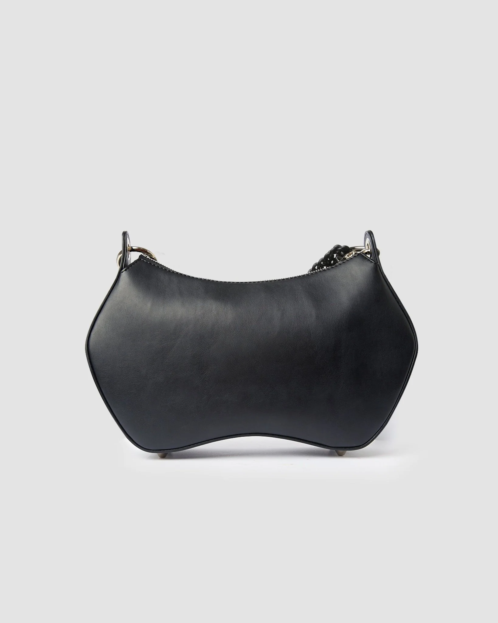 Noir BHMA Bag of grape-based vegan leather - Image 5