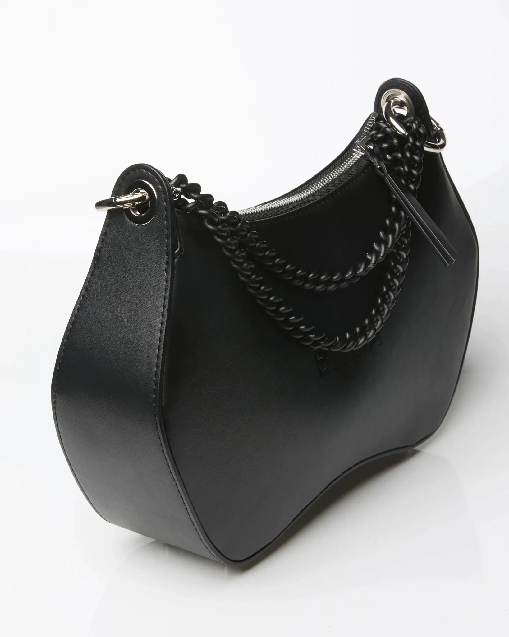 Noir BHMA Bag of grape-based vegan leather - Image 7