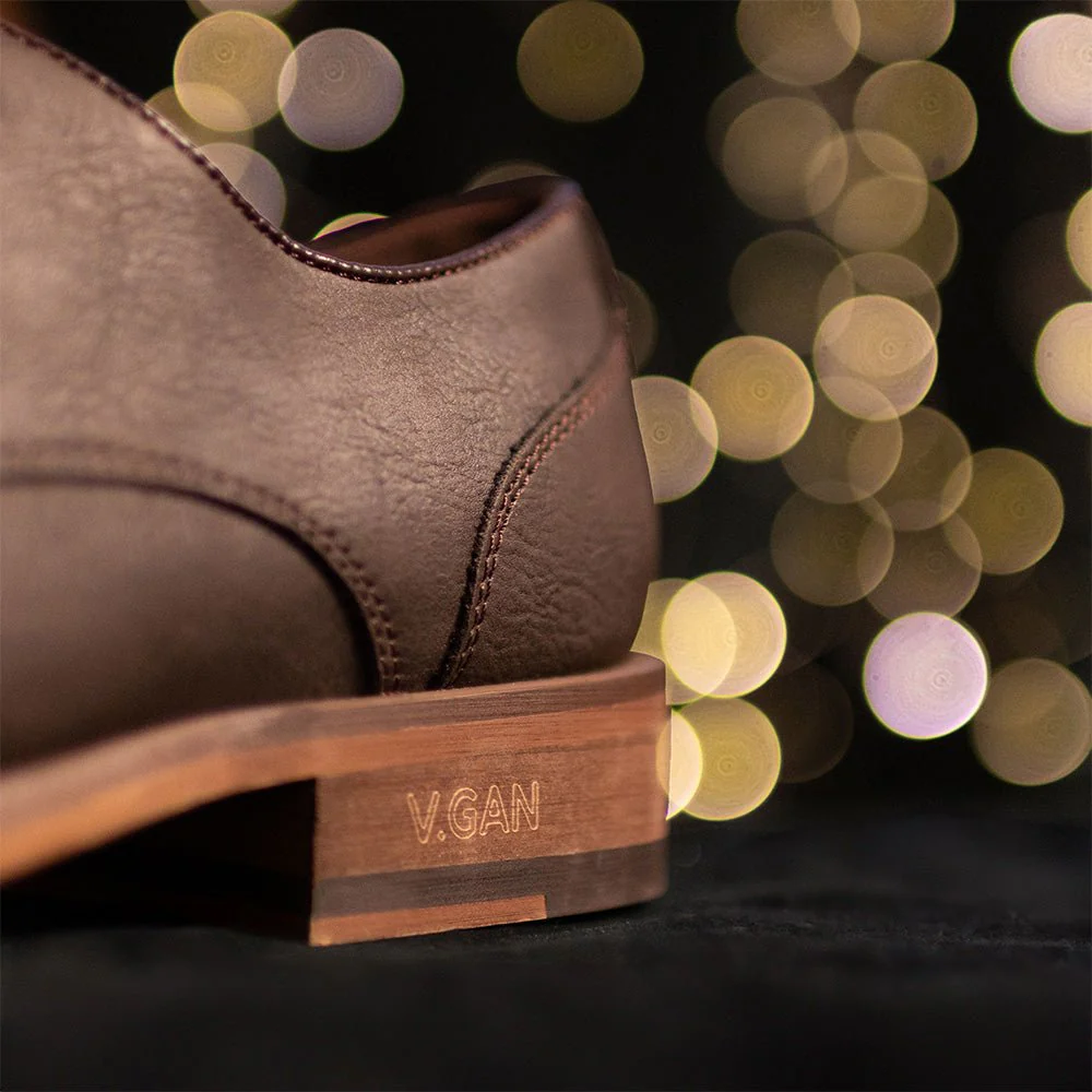 Oatmeal 2 Derby Shoes - Image 7