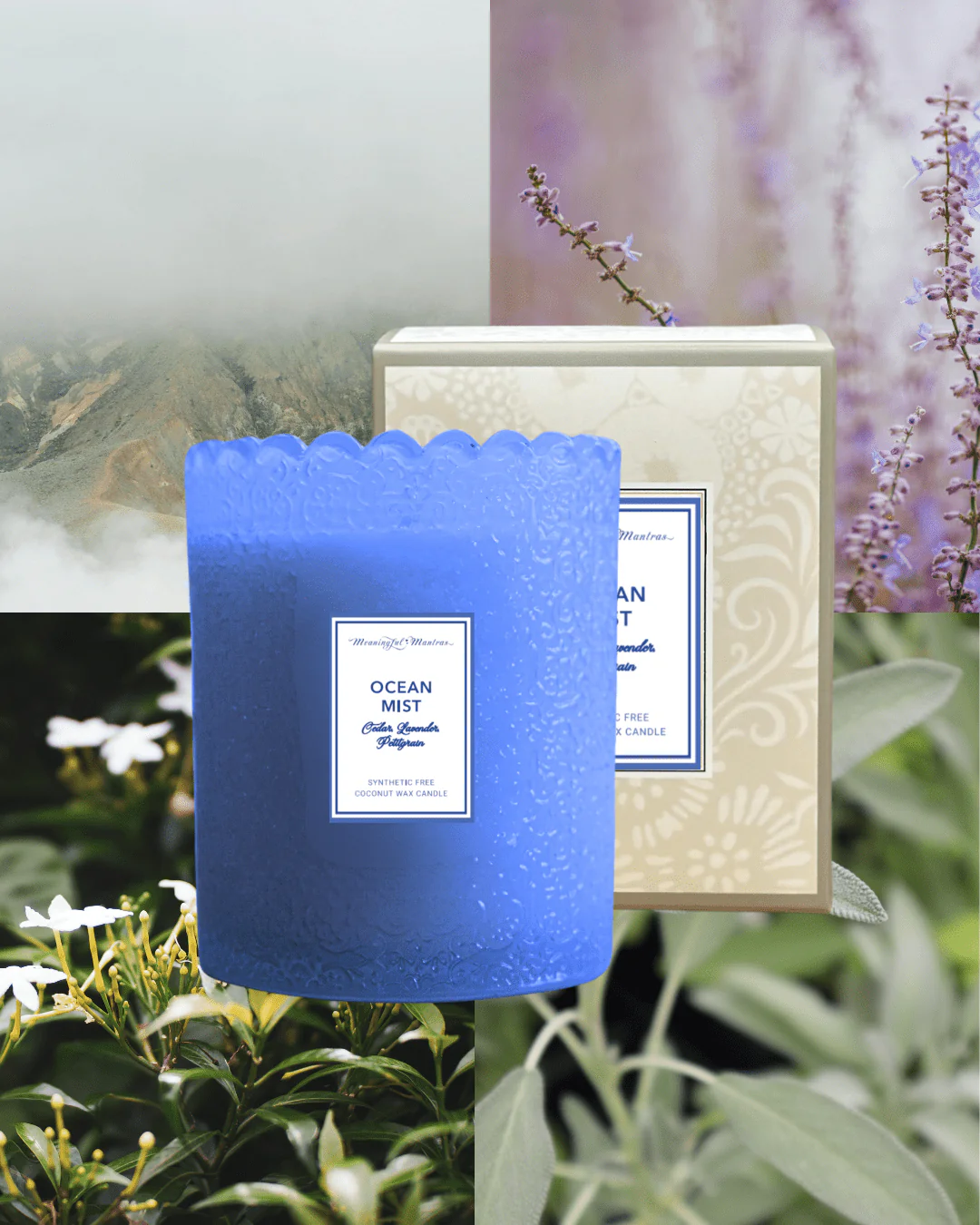 Ocean Mist Natural Candle 8oz Kaia Collection - Image 4