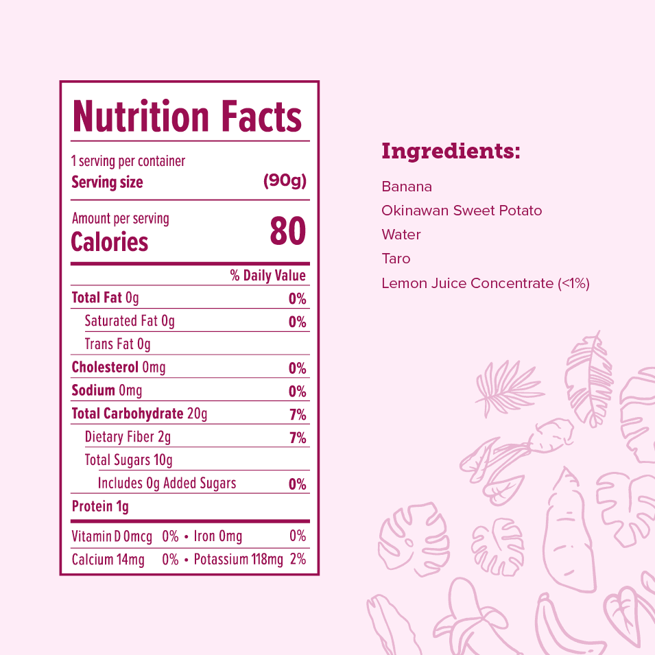 Okinawan Sweet Potato, Banana & Taro - Image 3