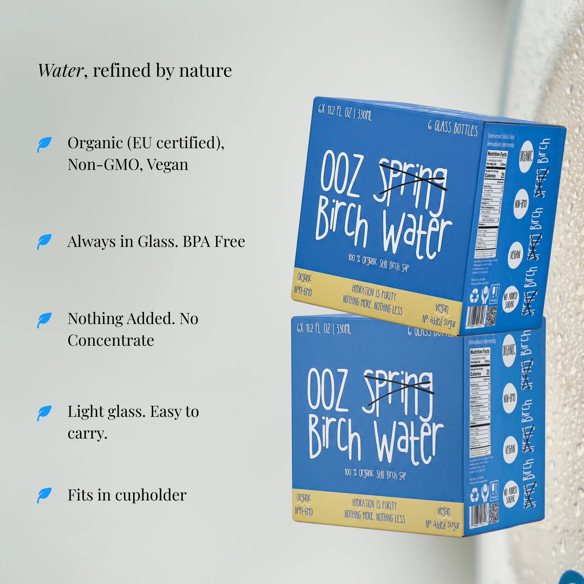 OOZ Organic Birch Water - 6 Pack - Image 3