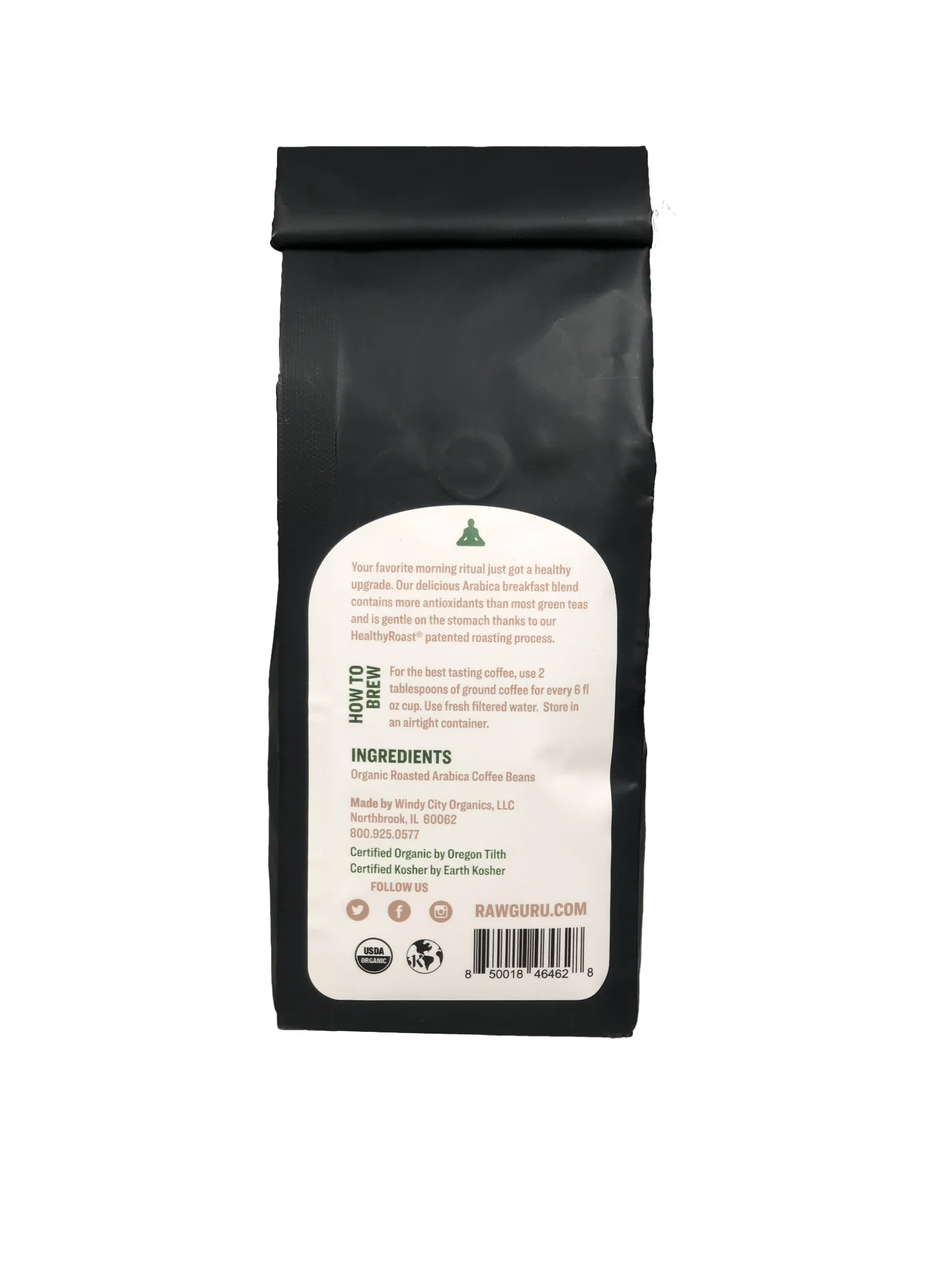 Organic Antioxidant Coffee Breakfast Blend | 12oz - Image 2