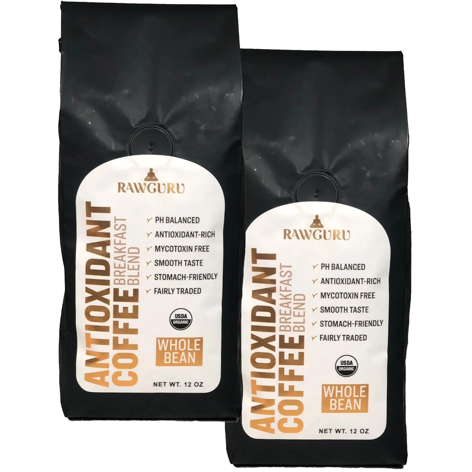 Organic Antioxidant Coffee Breakfast Blend | Whole Bean | 12oz - Image 8