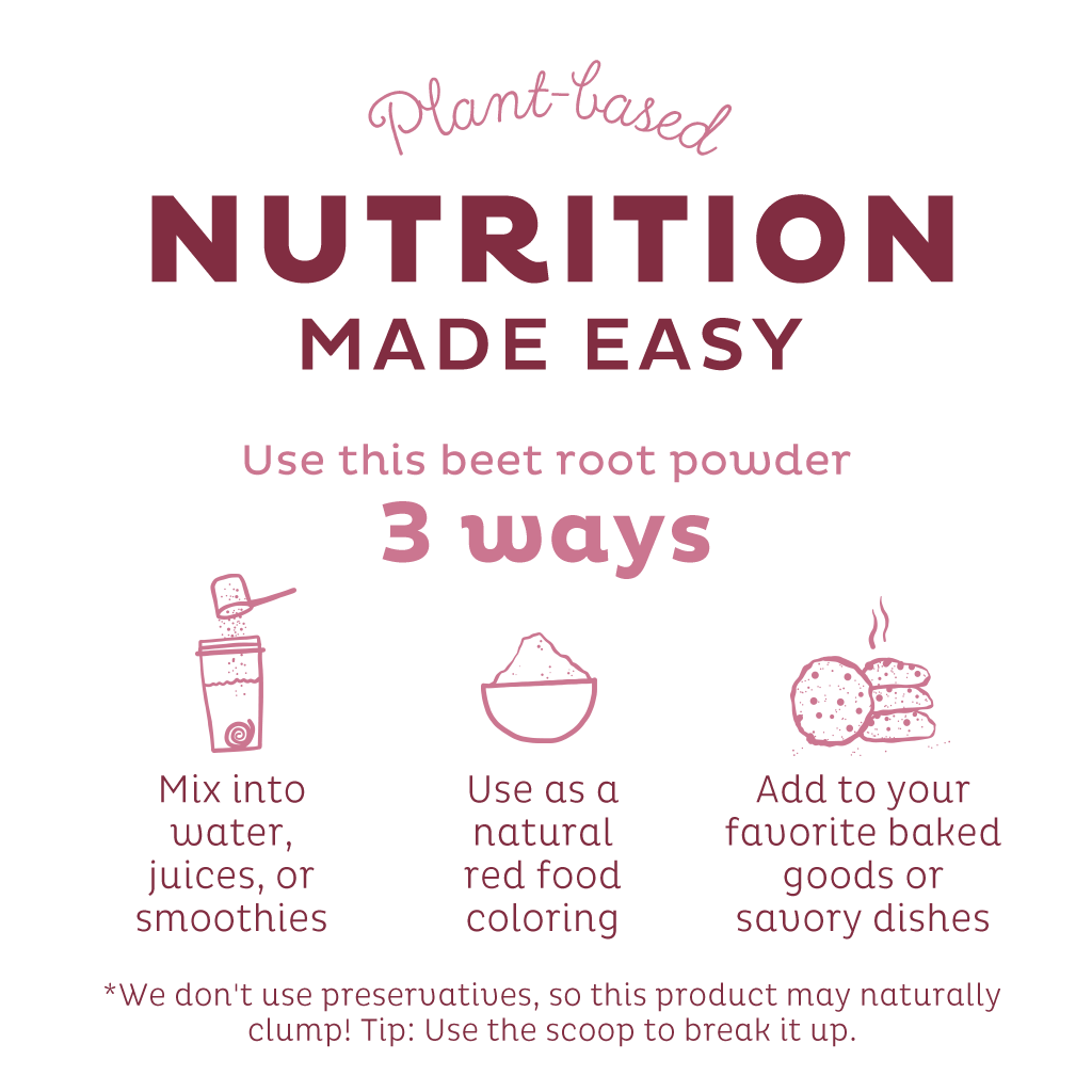 Organic Beet Root Powder, 90 Servings - Image 4