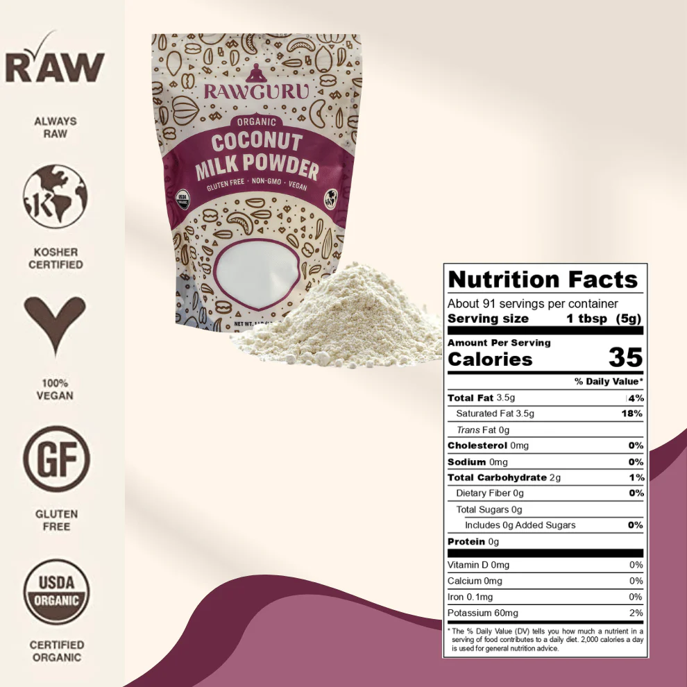 Organic Coconut Milk Powder - 16 oz - Image 3