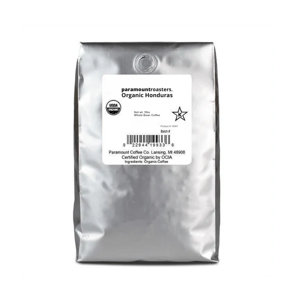 Organic Honduras 5lb Whole Bean Coffee