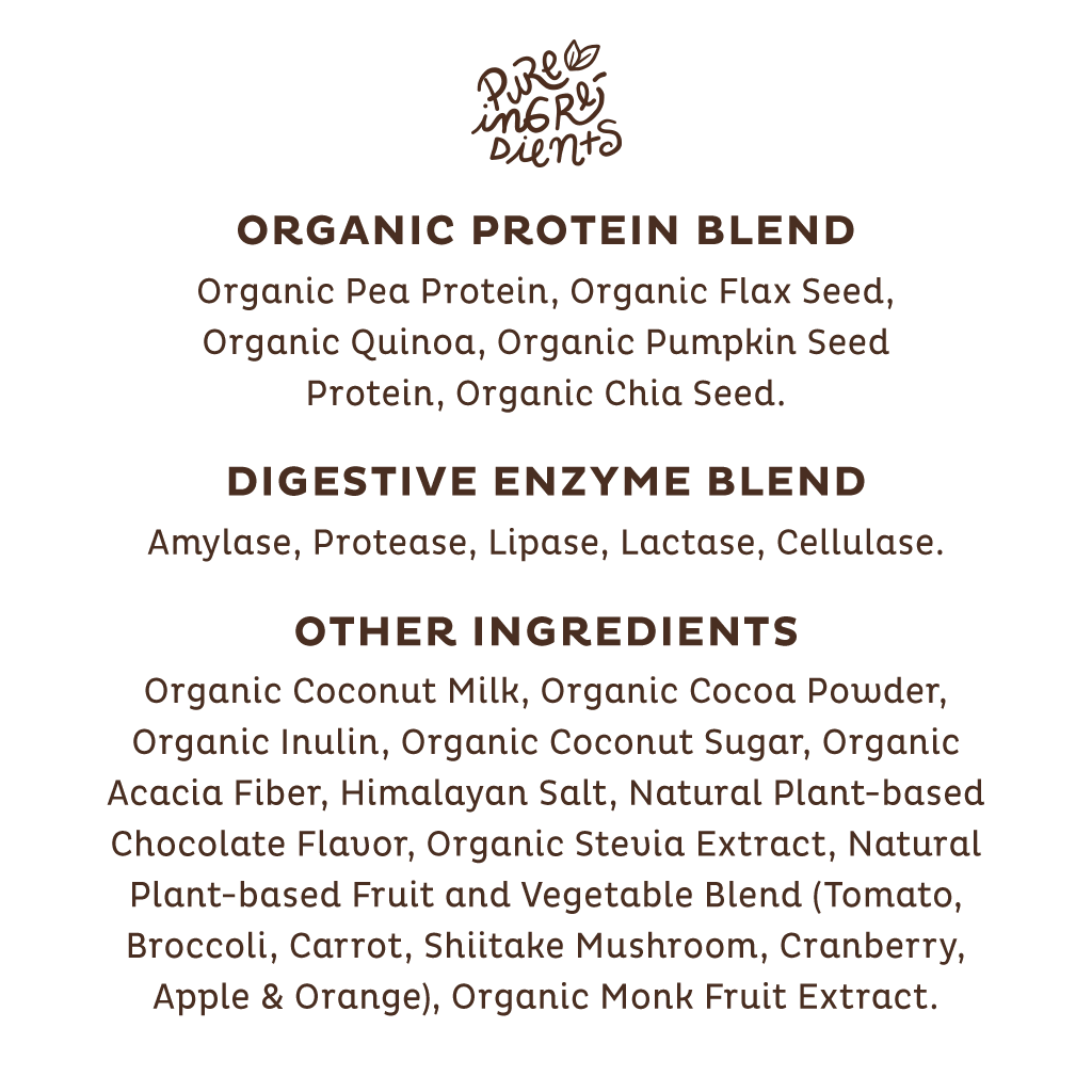 Organic Plant Protein, Chocolate, Single Serving - Image 7