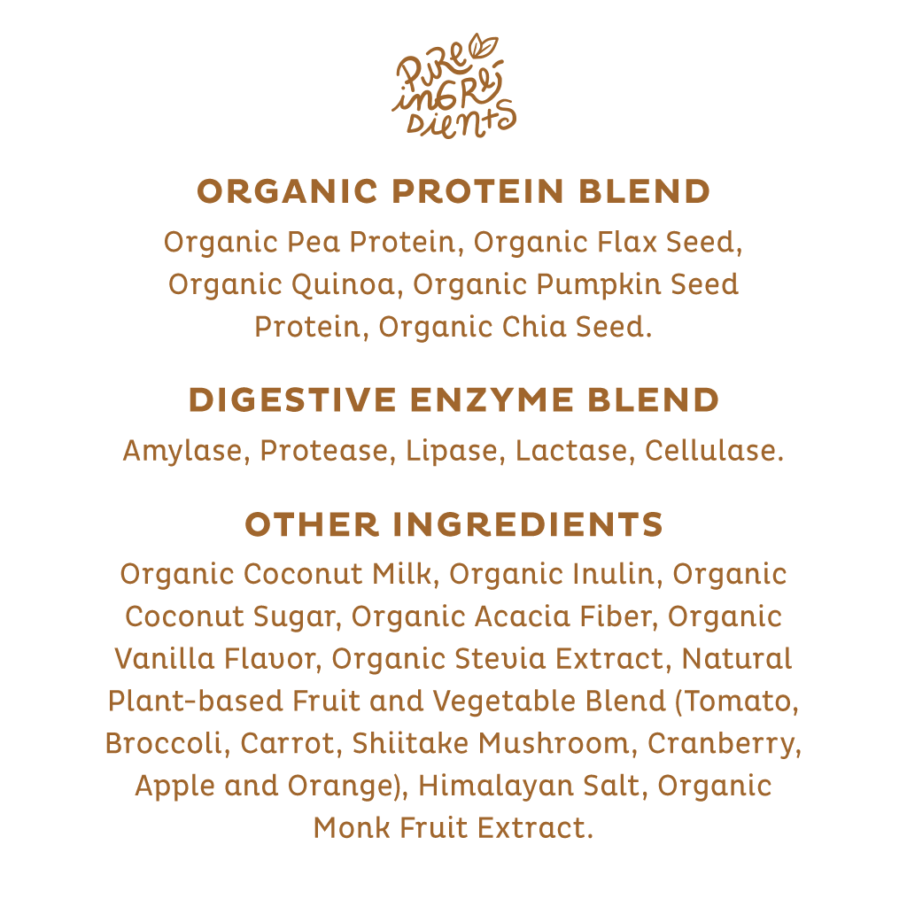 Organic Plant Protein, Vanilla, Single Serving - Image 6