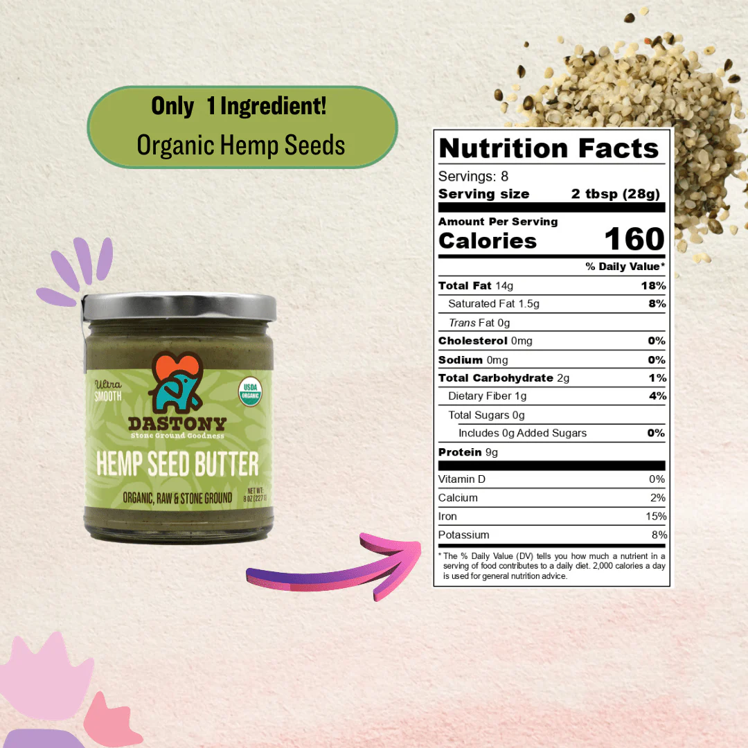 Organic Raw Hemp Seed Butter - Image 4