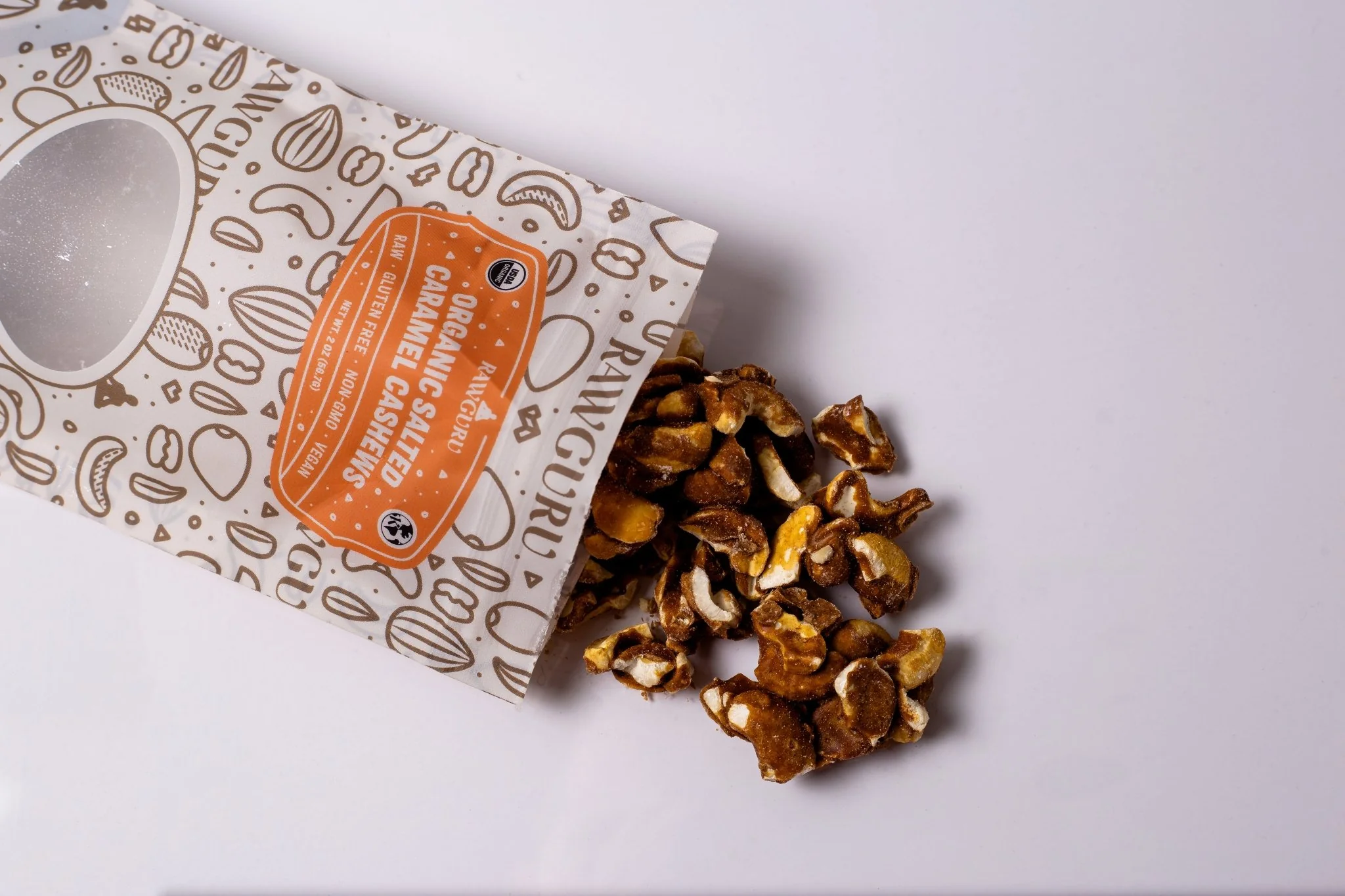 Organic Salted Caramel Cashews - 2oz - Image 3