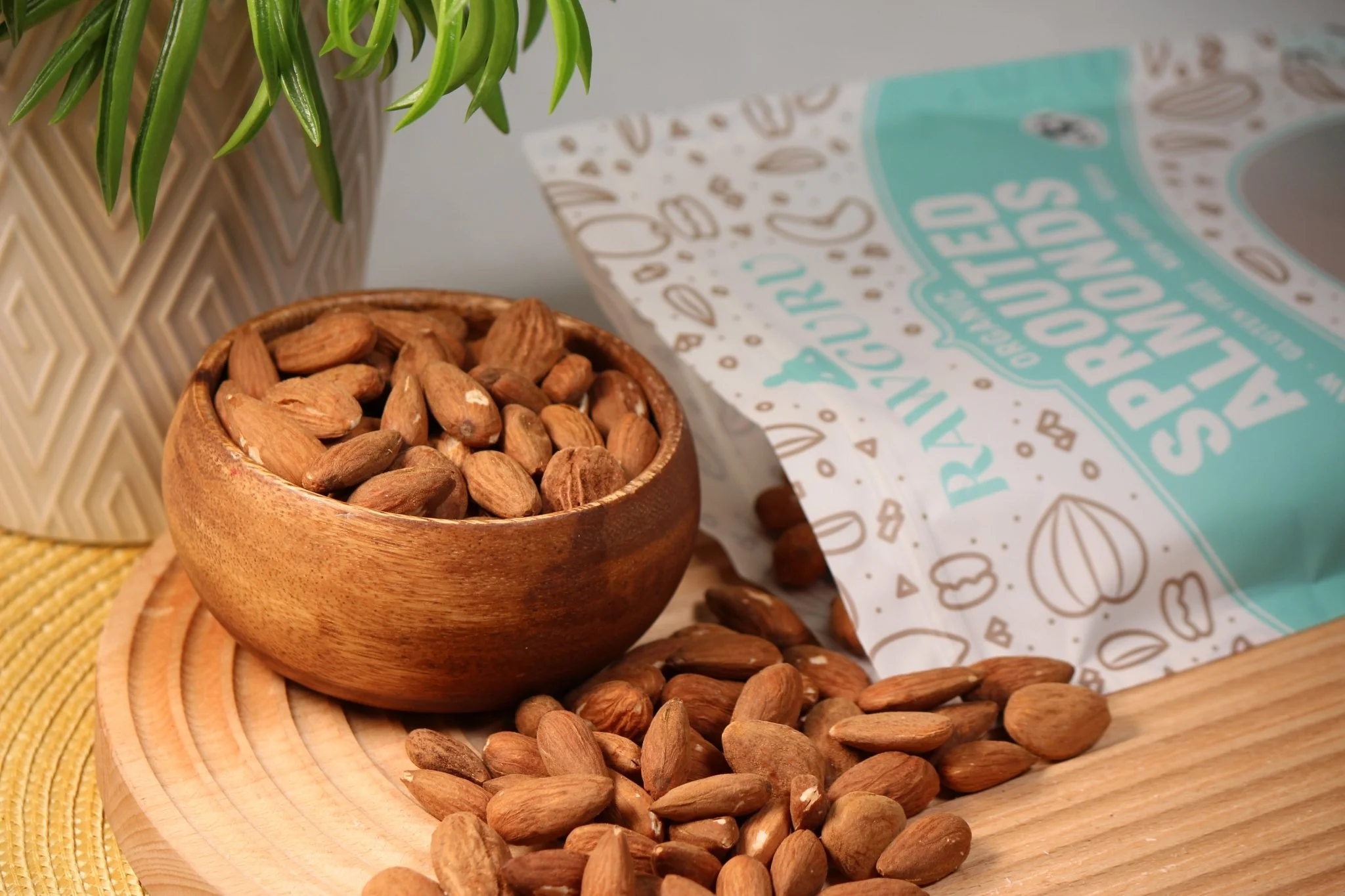 RawGuru Organic Sprouted Almonds - 16 oz - Image 3