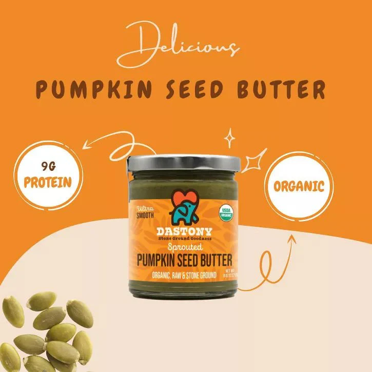 Organic Sprouted Pumpkin Seed Butter, 16oz - Image 5
