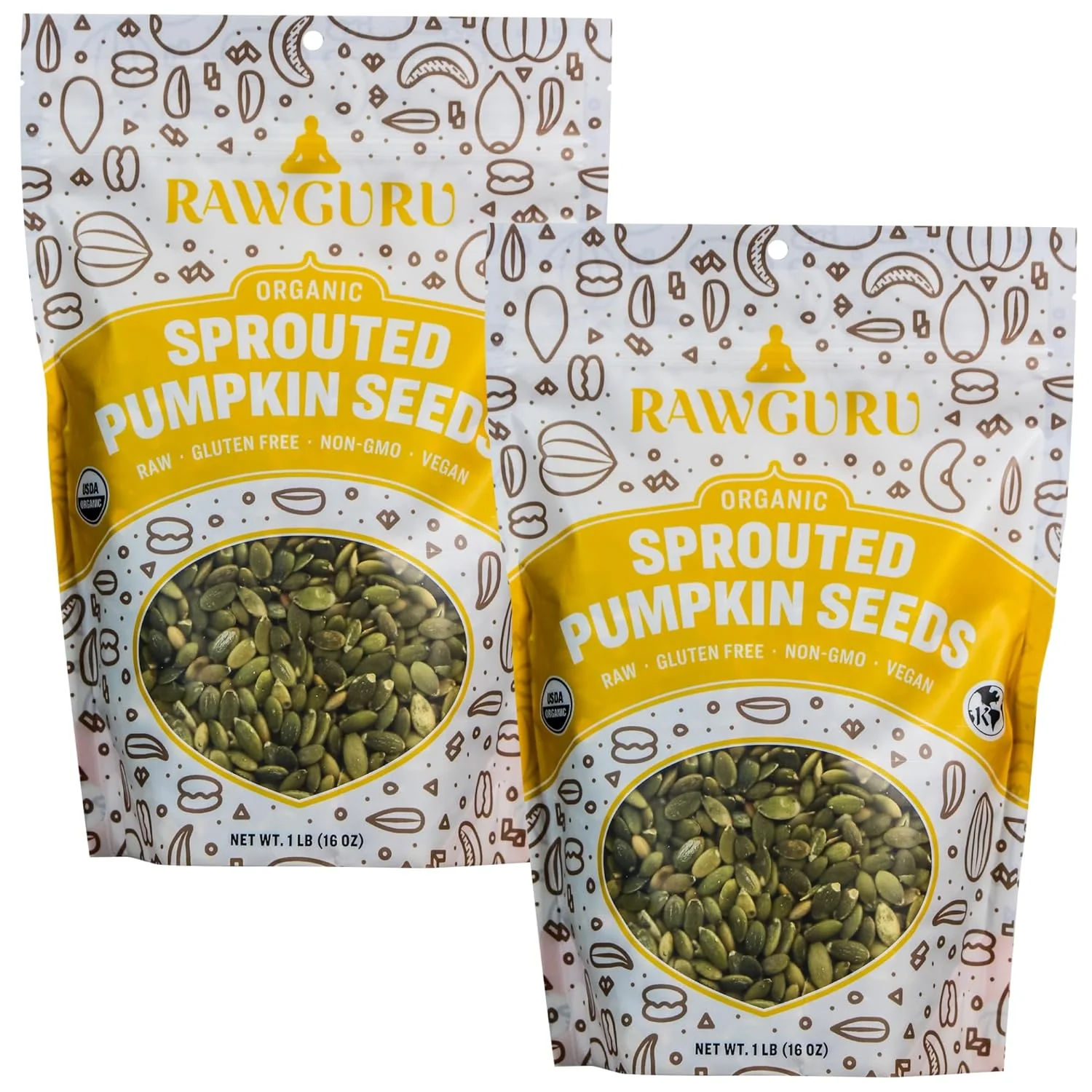 Organic Sprouted Pumpkin Seeds - 16 oz - Image 6