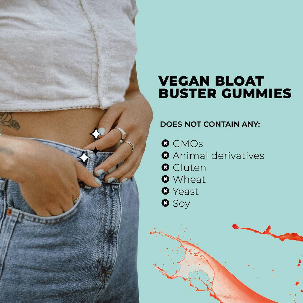 Organic Vegan Probiotic Gummies: Gas & Bloating Relief - Image 4
