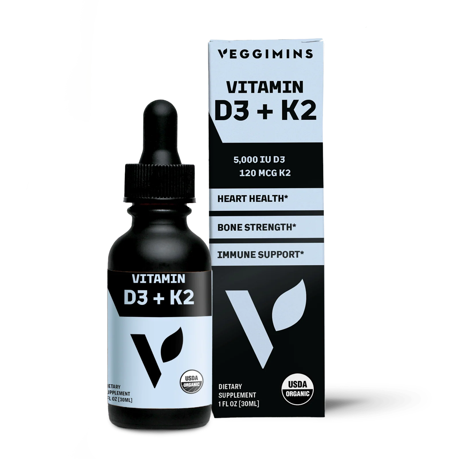 Organic Vitamin D3 + K2