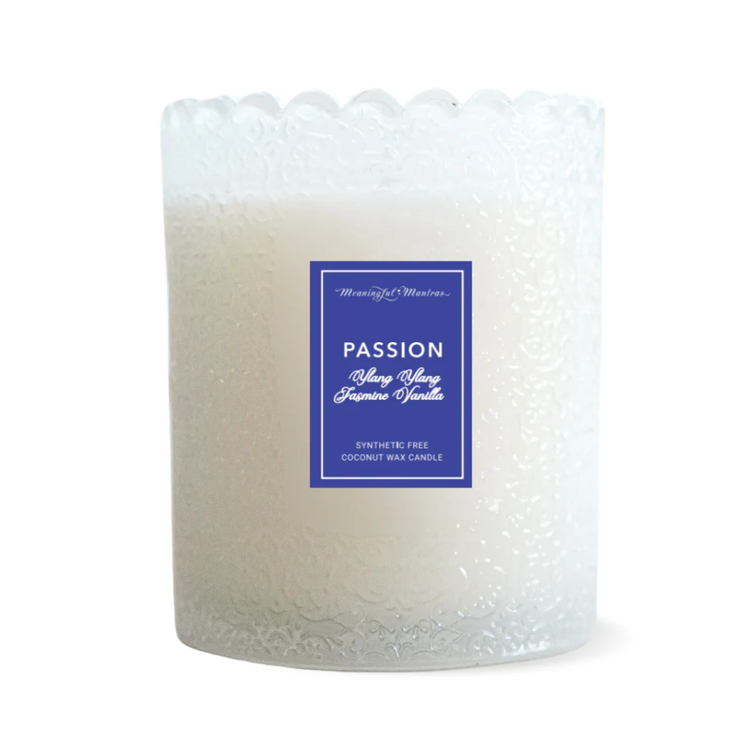 Passion Ylang Jasmine Natural Candle 8oz Kaia Collection - Image 2